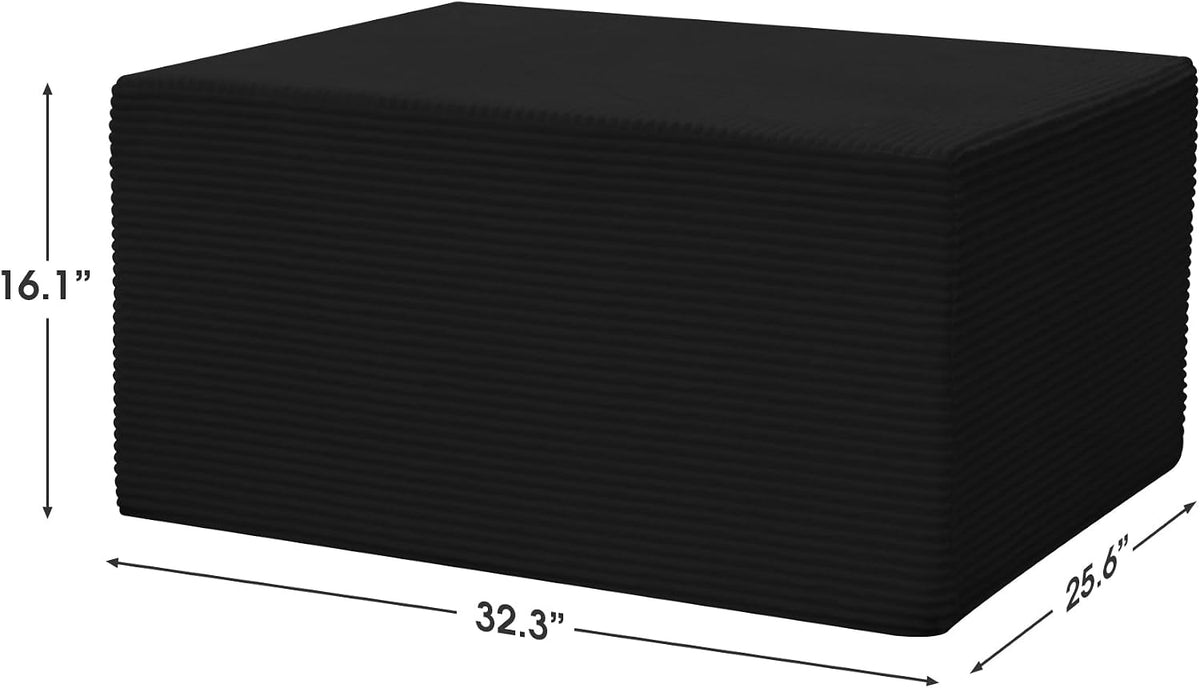 Ottoman for Cloud Sectional Boneless Couches Living Room, Modular Ottoman for...