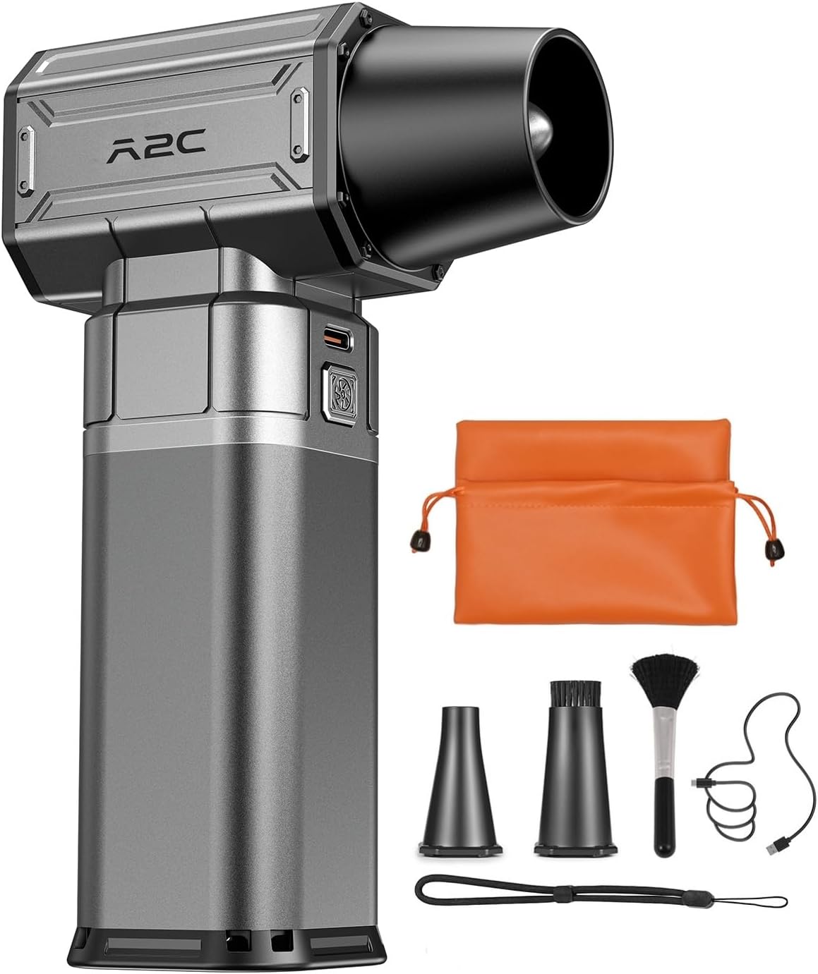 A2C Cordless Mini Air Blower - Upgraded 40mm Motor, 450g Powerful Airflow