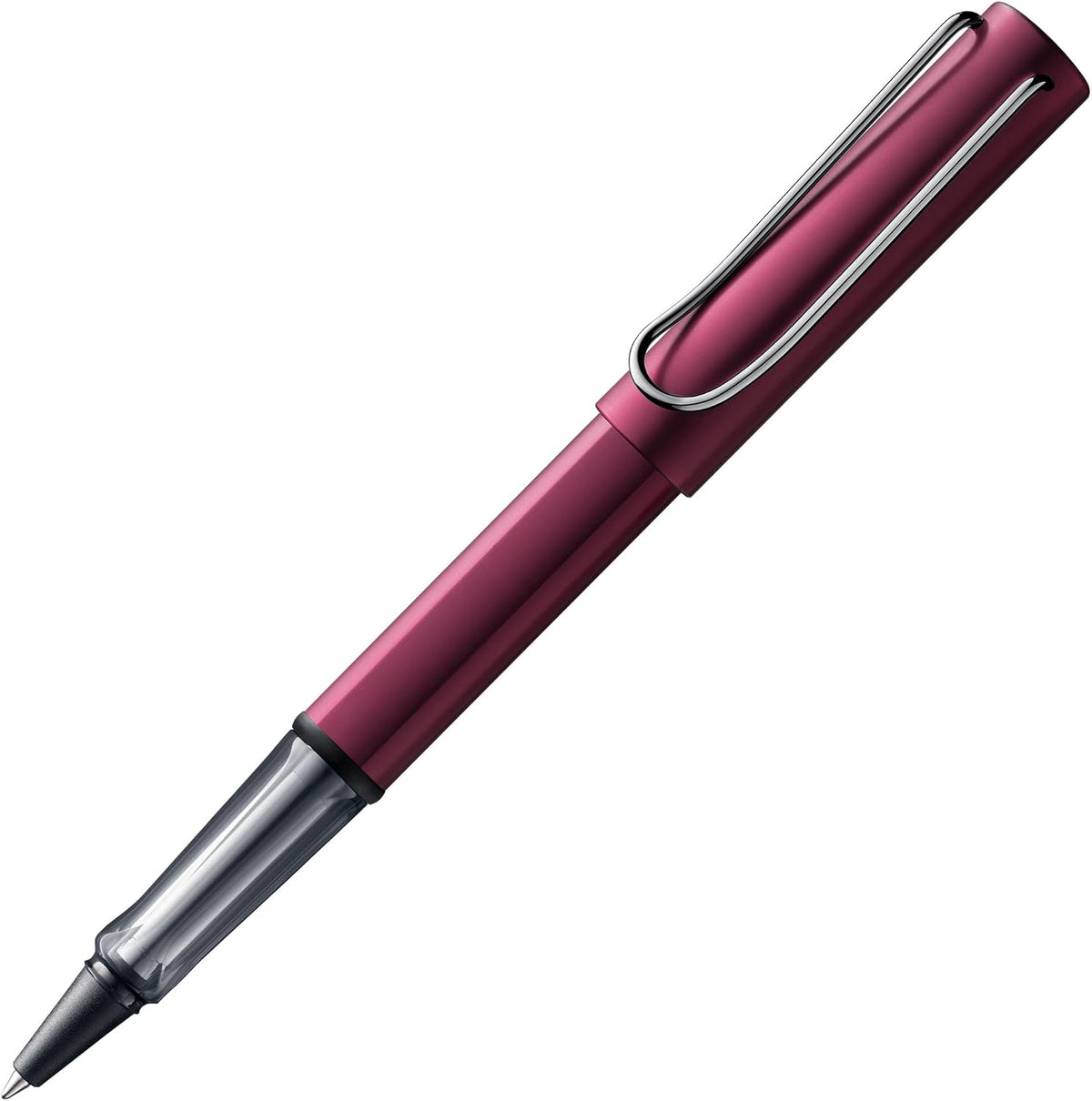 Lamy AL-star black purple - Rollerball Pen pen with transparent, ergonomic gr...