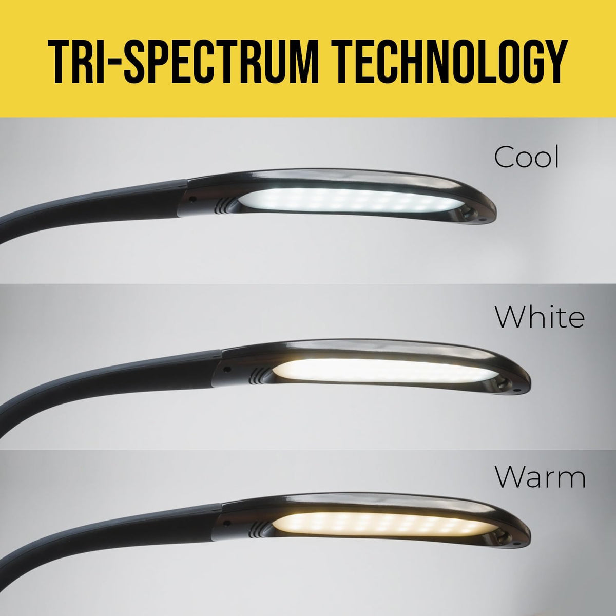 Two Task Lamp, 12W Adjustable Desk Lamp, Dimmable LED Light with Custom Color...