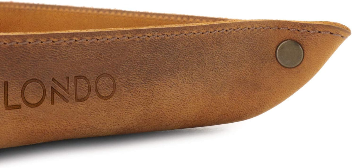 Londo Genuine Leather Tray Organizer - Practical Lightweight Water Resistant ...