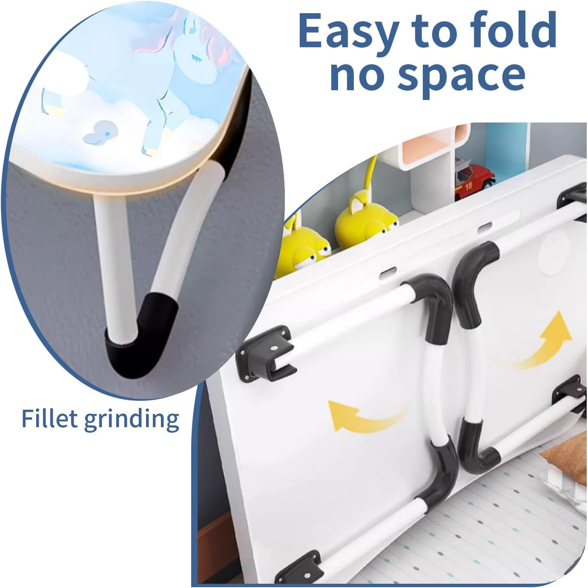 Kawaii Laptop Desk Foldable Kawaii Bed Desk Table Cute Folding Breakfast Tray...
