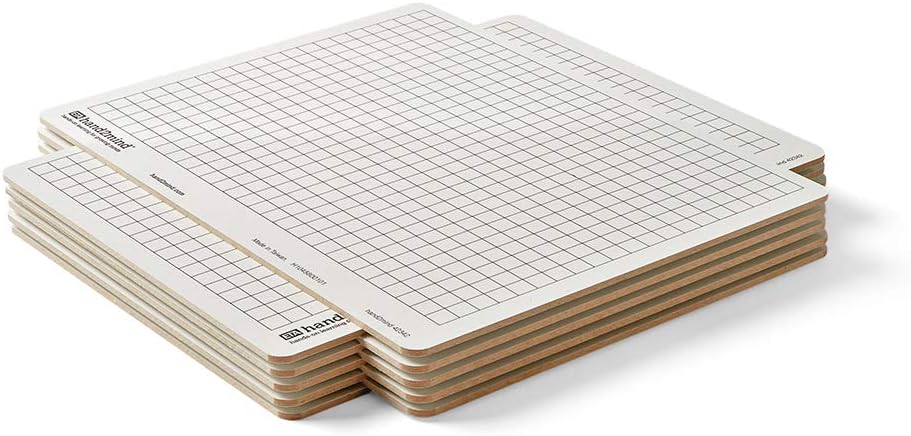 hand2mind Double-Sided Centimeter Grid White Boards for Students, Grid Board ...