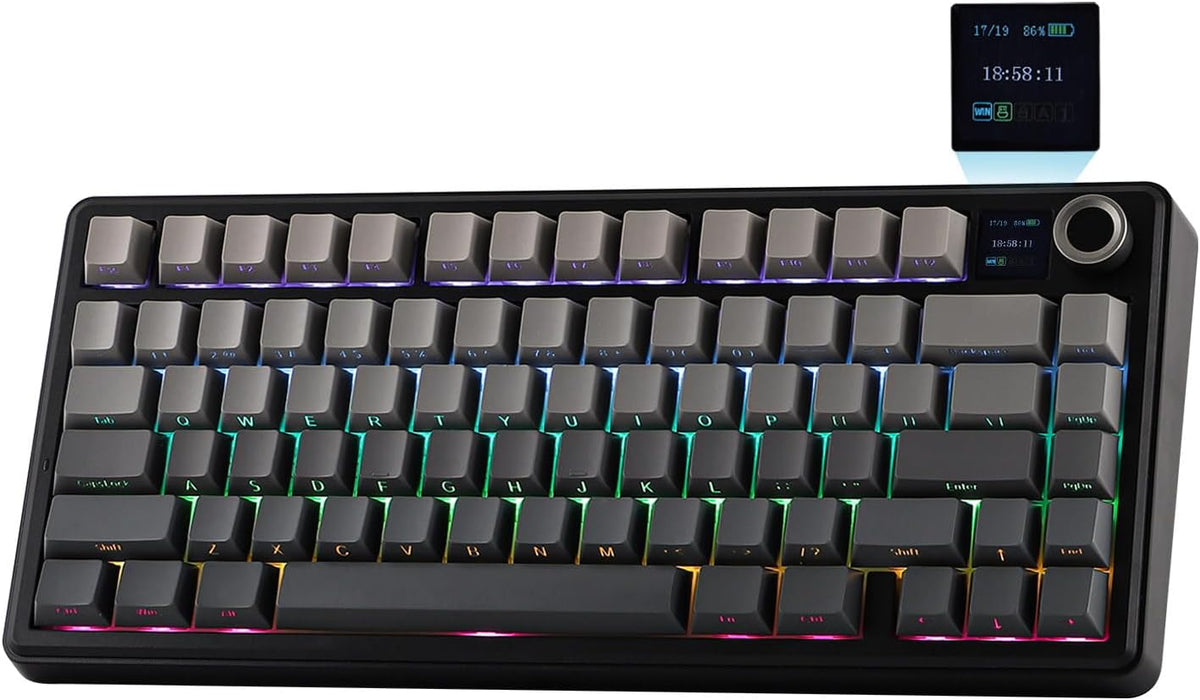 EPOMAKER X Aula F75 MAX Wireless Mechanical Keyboard with TFT Screen and Knob...