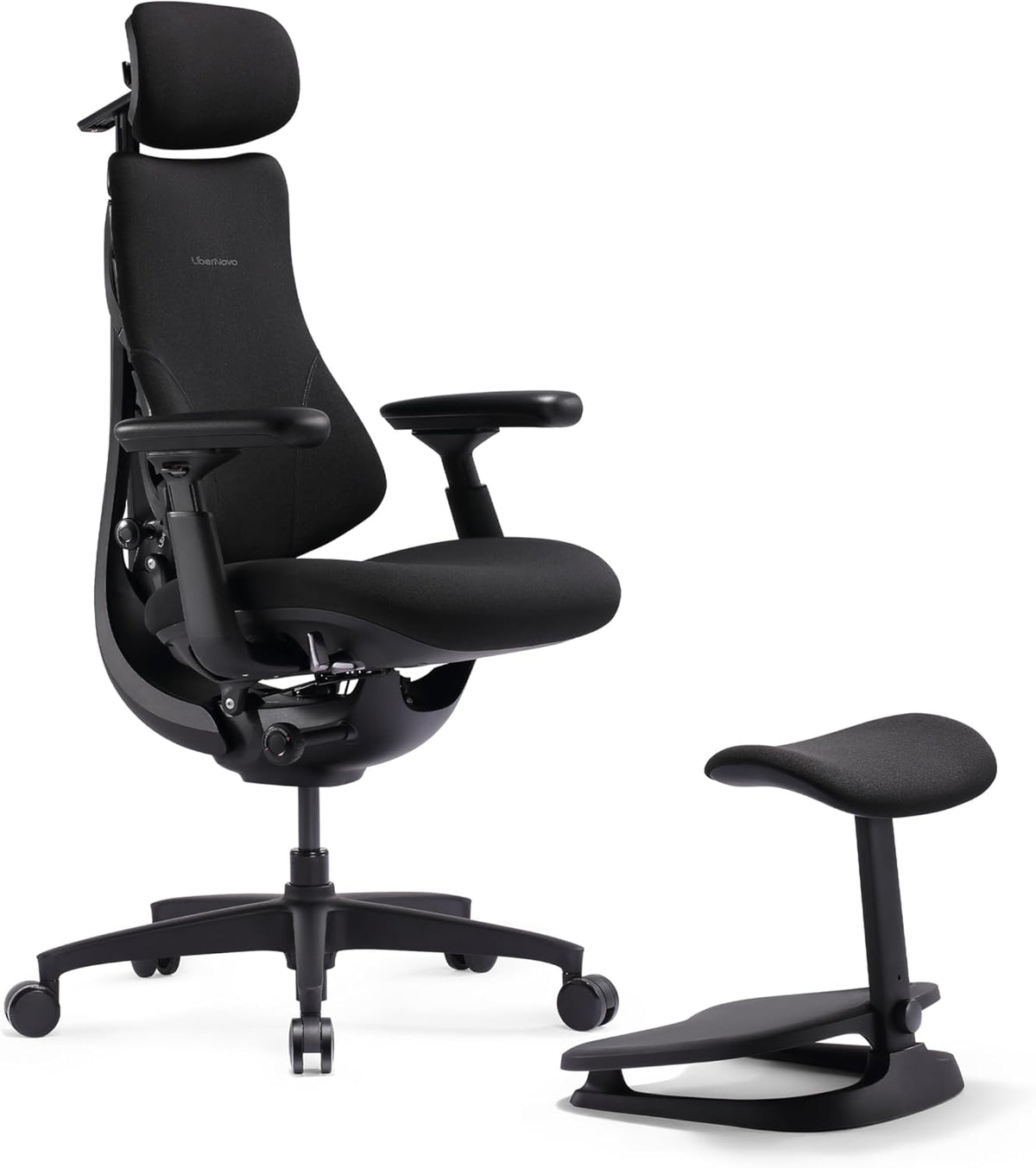 LiberNovo Omni SE Dynamic Ergonomic Office Chair, Manual Lumbar, 45cm