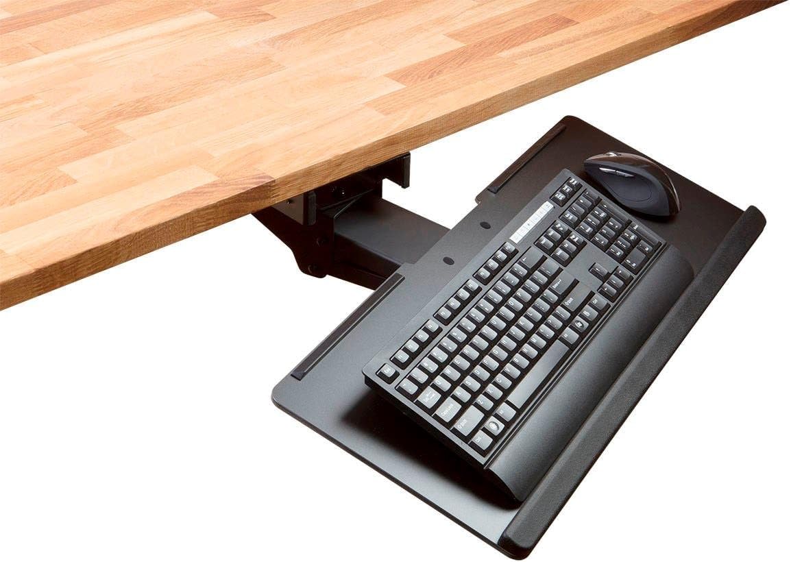 Monoprice Adjustable Ergonomic Keyboard Tray – With a 26.4 x 10in Full Size P...