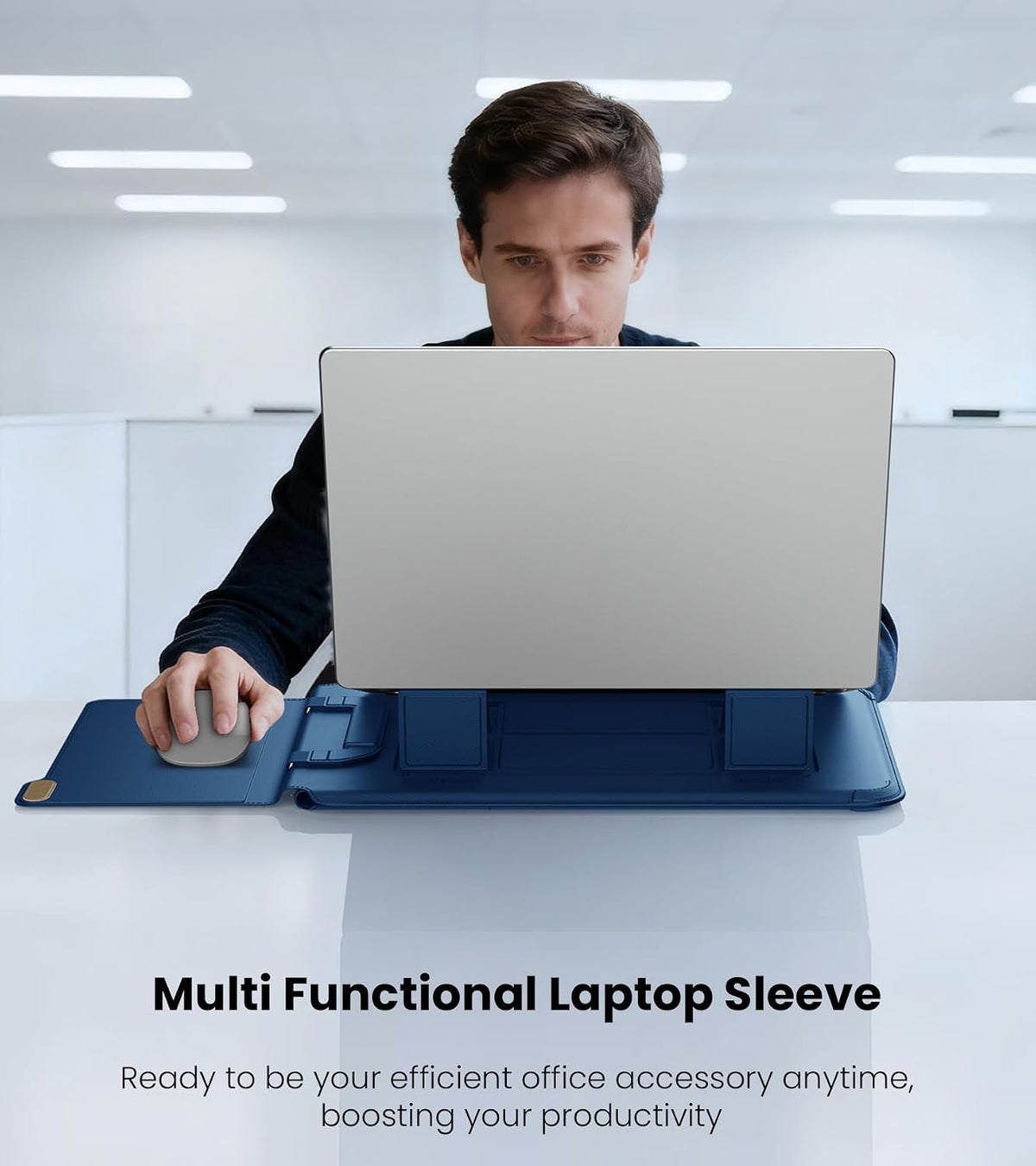 Nillkin 16 inch Laptop Sleeve with Stand (4-in-1), 2 Stand Modes, Mouse Pad