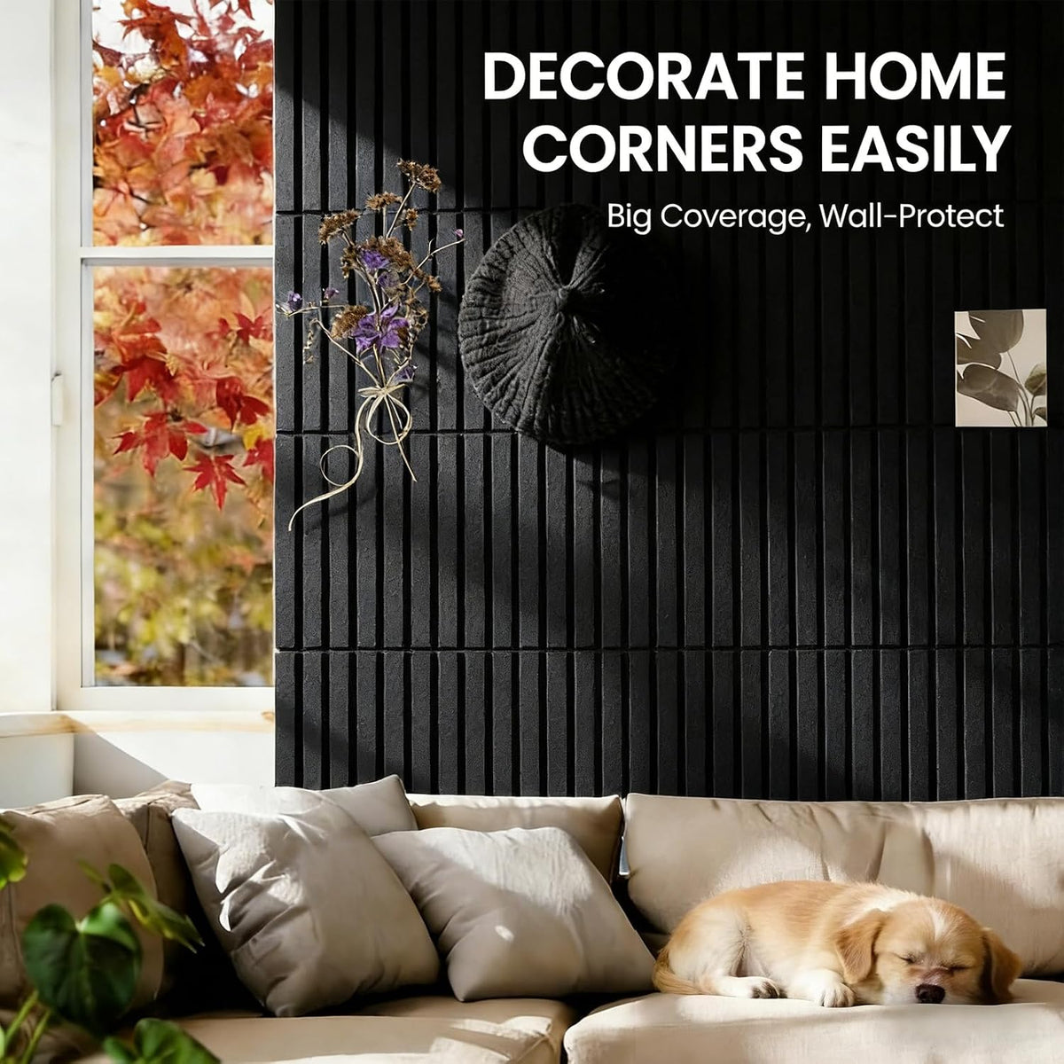 Large Felt Bulletin Board Cork Board Alternative with Safe Removable Adhesive...