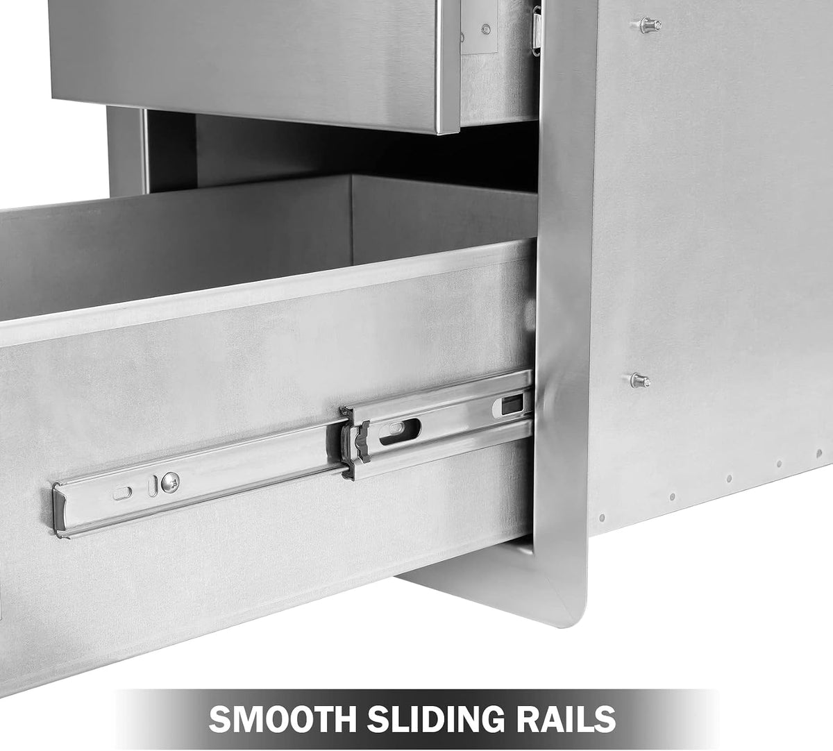 Stanbroil Triple Access Drawers for Outdoor Kitchen, 304 Stainless Steel