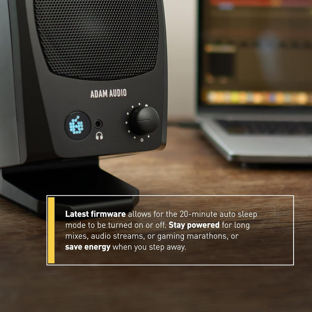 ADAM Audio D3V Active Desktop Studio Monitor Speakers - Black