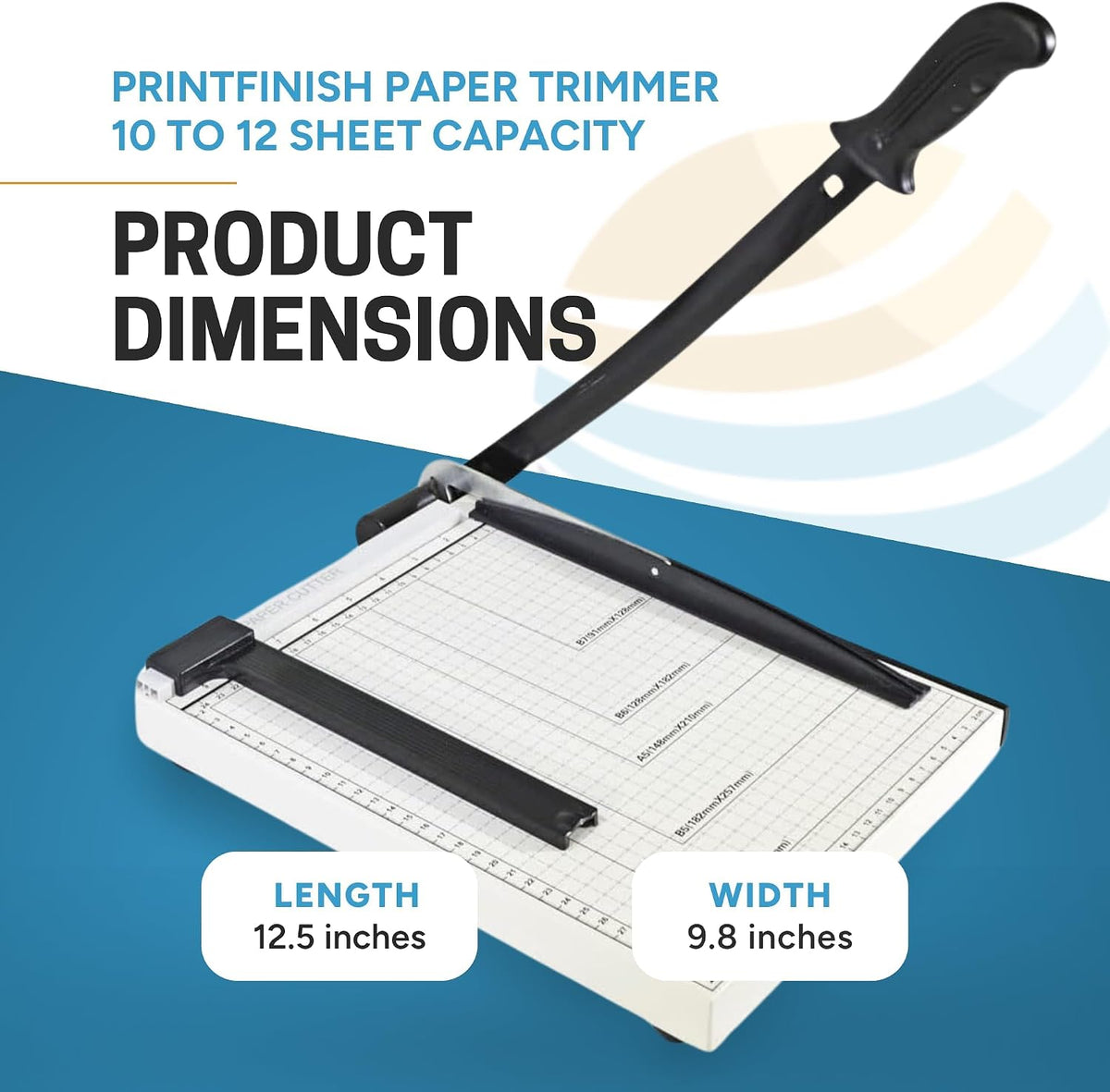 PrintFinish Paper Trimmer - 10 to 12 Sheet Capacity