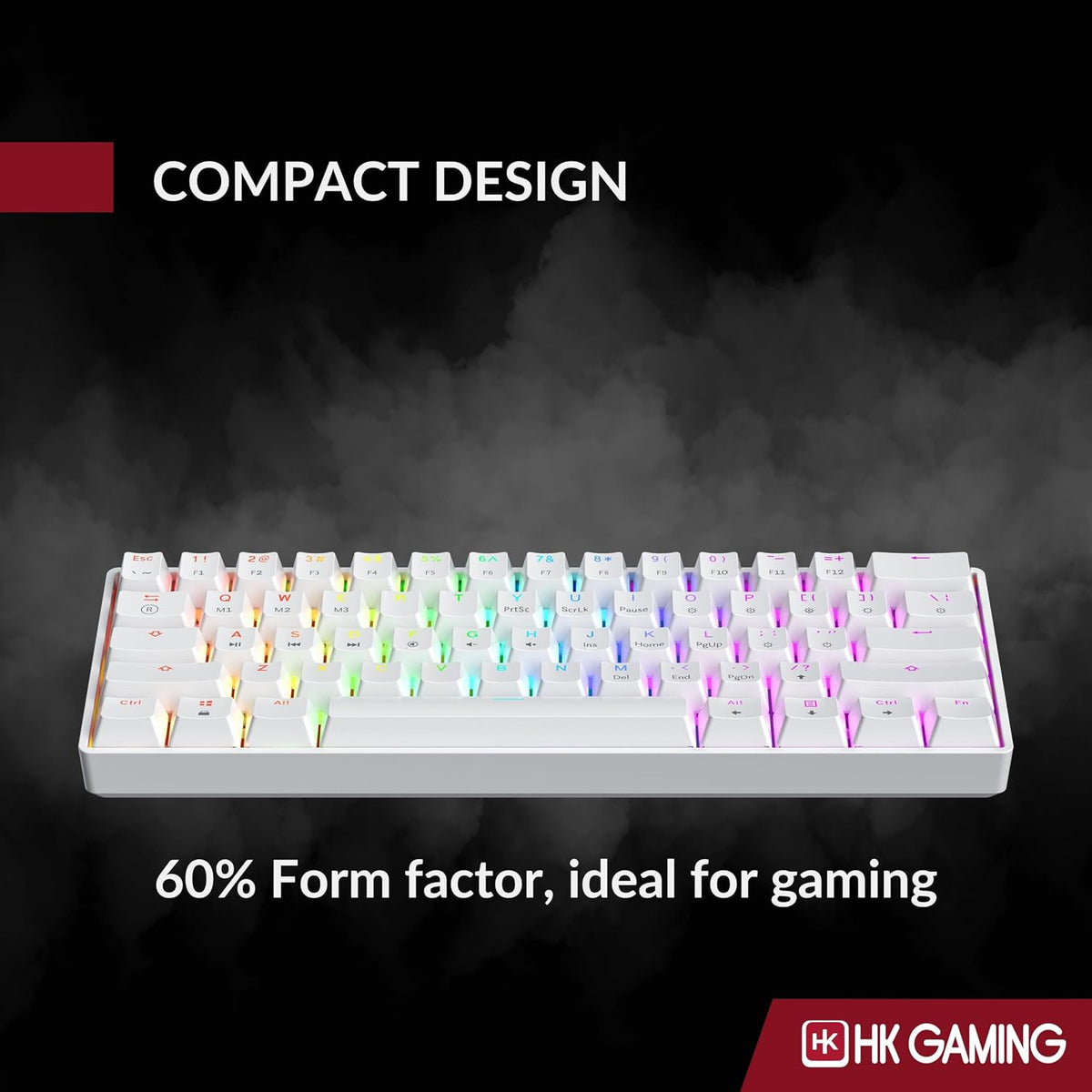 HK Gaming GK61HE 60% | Magnetic Mechanical Gaming Keyboard | Rapid Trigger 0....