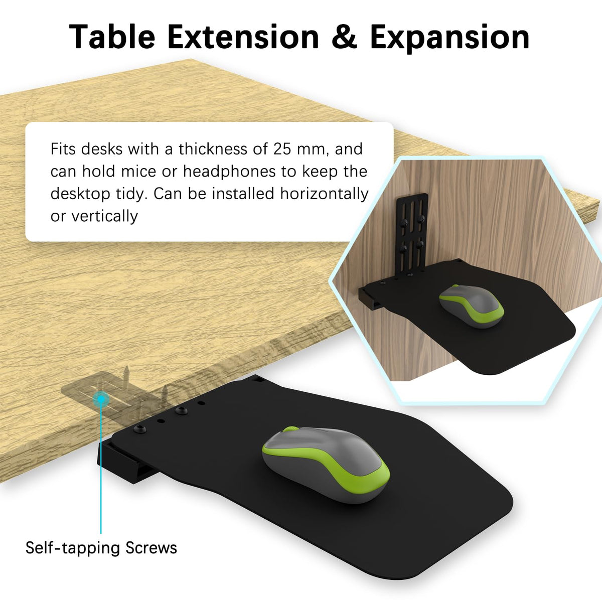 EG STARTS 1 Set Metal Mouse Pads Mount Holder Platform Compatible for Video S...