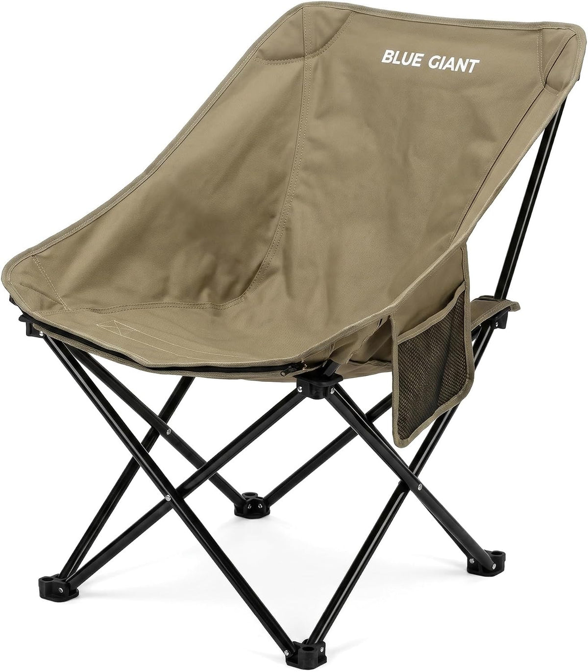 Portable Folding Camping Chair with Detachable Footrest, Adjustable Reclining...