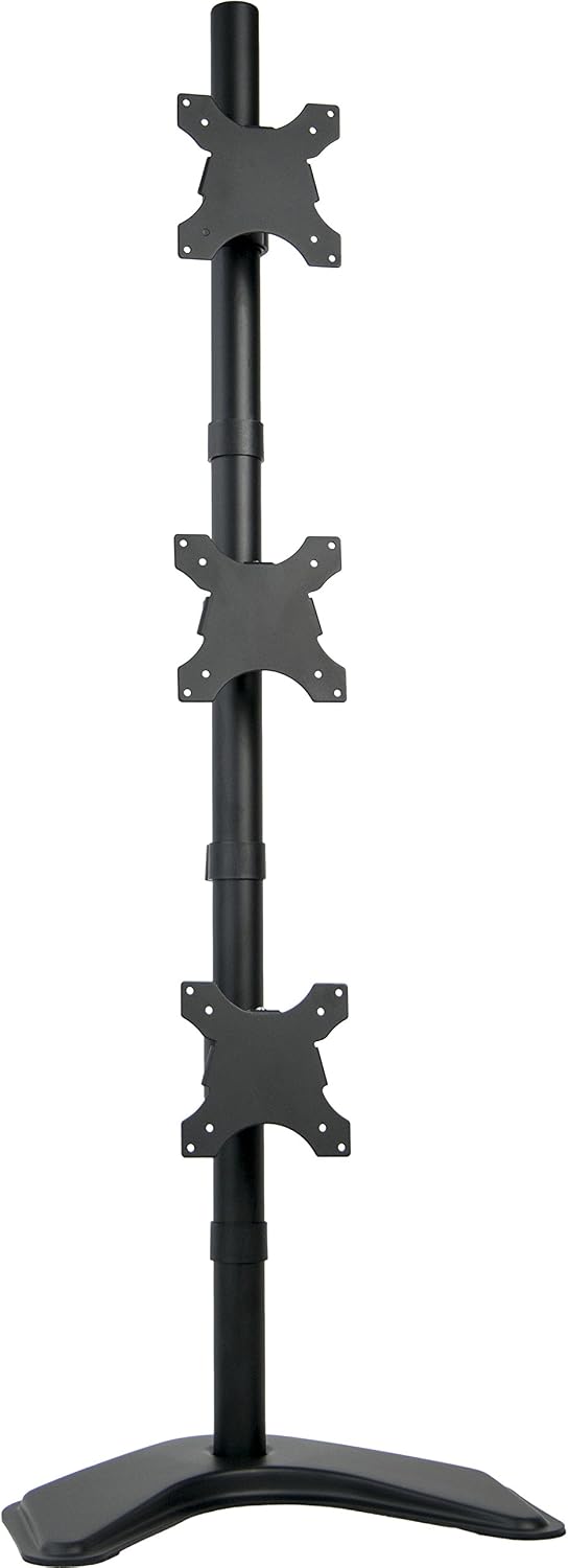 VIVO Triple Monitor Desk Stand for 13 to 27 inch Screens, STAND-V003D