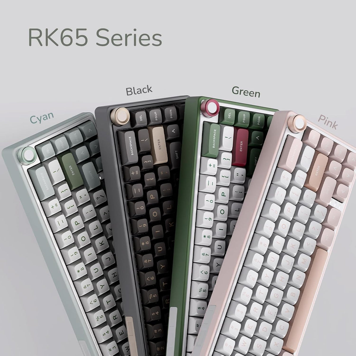 RK ROYAL KLUDGE R65 Wired Mechanical Keyboard, 60% Percent Creamy Gaming Keyb...