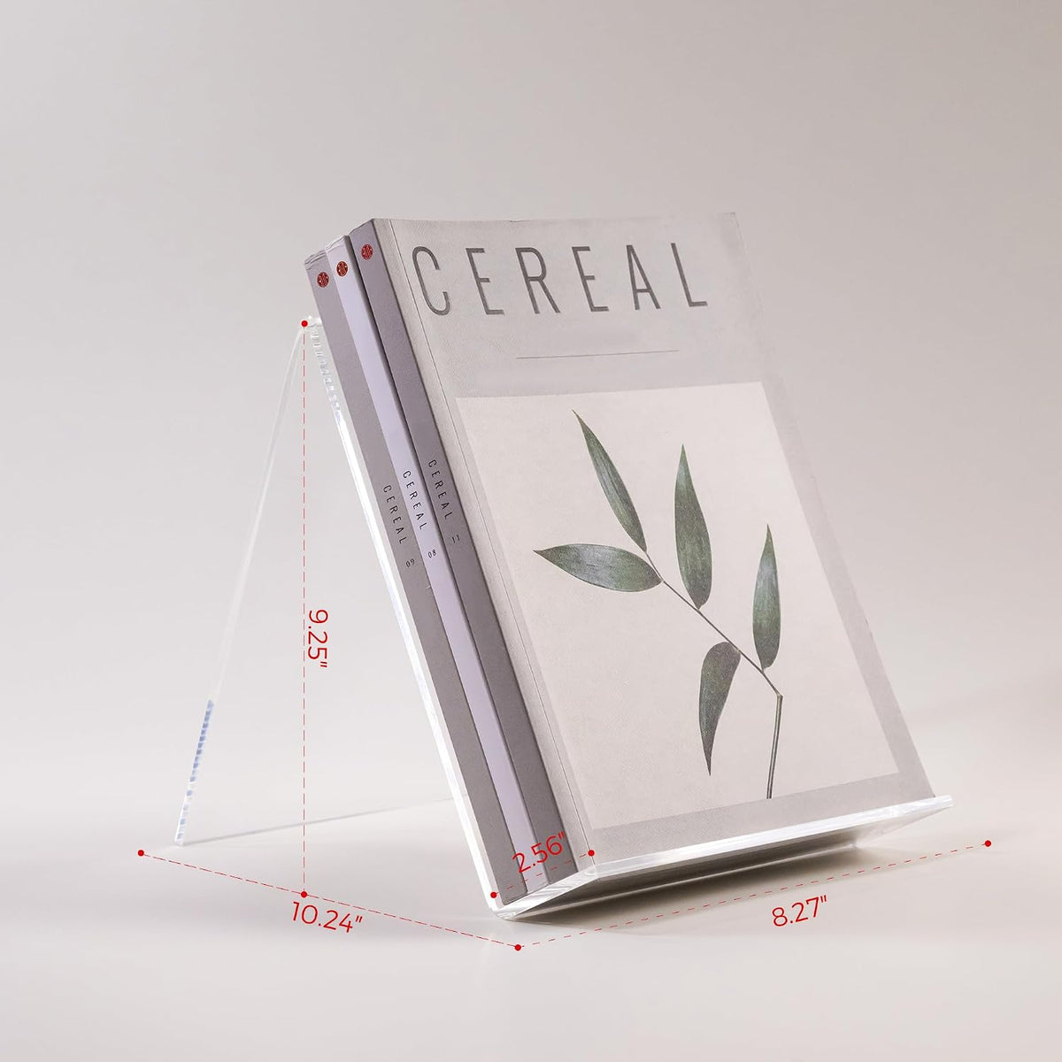 Acrylic Book Stand, Book Display Holder 8.5 x 11, Clear Acrylic Display Easel...