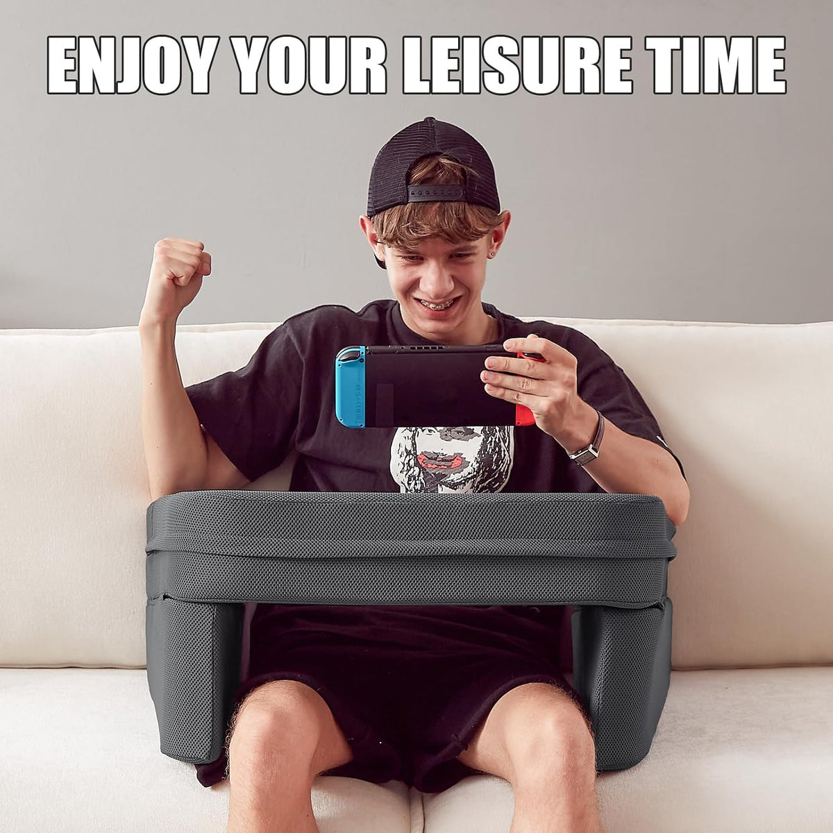 comehealthy Lap Desk for Laptop, Reading Pillow for Adult, Memory Foam Gaming...