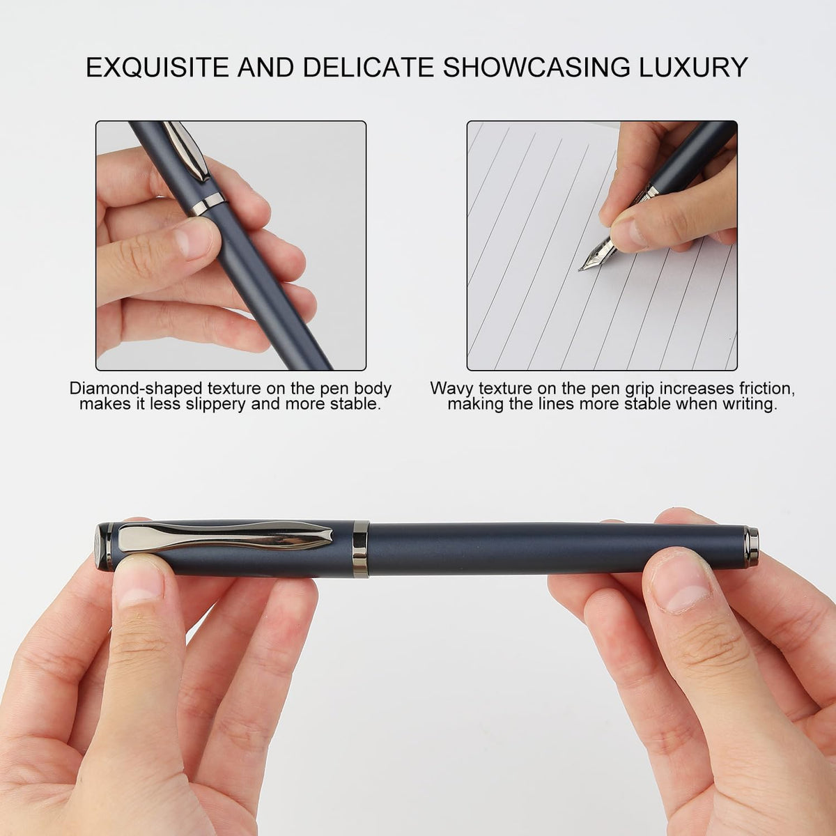 Calligraphy Fountain Pen Set - Includes 5 Nibs, Ink Bottle, Ink Refill Conver...