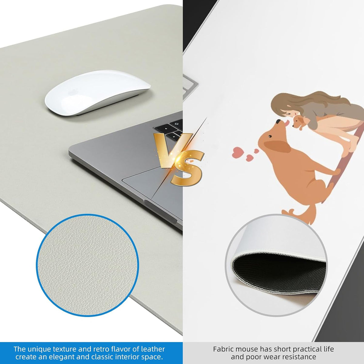 Wireless Charging Mouse Pad with for Desktop Charging Large Desk Mat 32"...