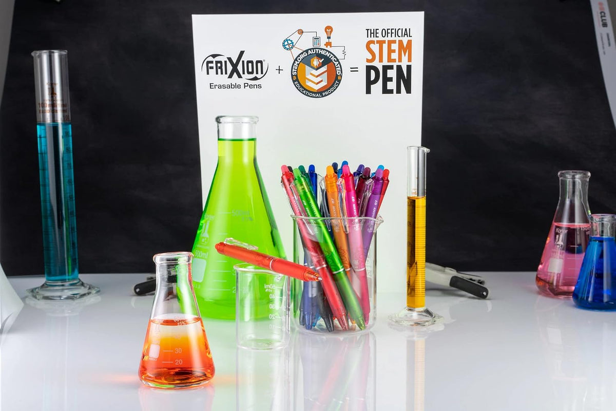 PILOT FriXion Clicker Erasable Gel Pens, 0.7mm, Business Colors, 36-Pack