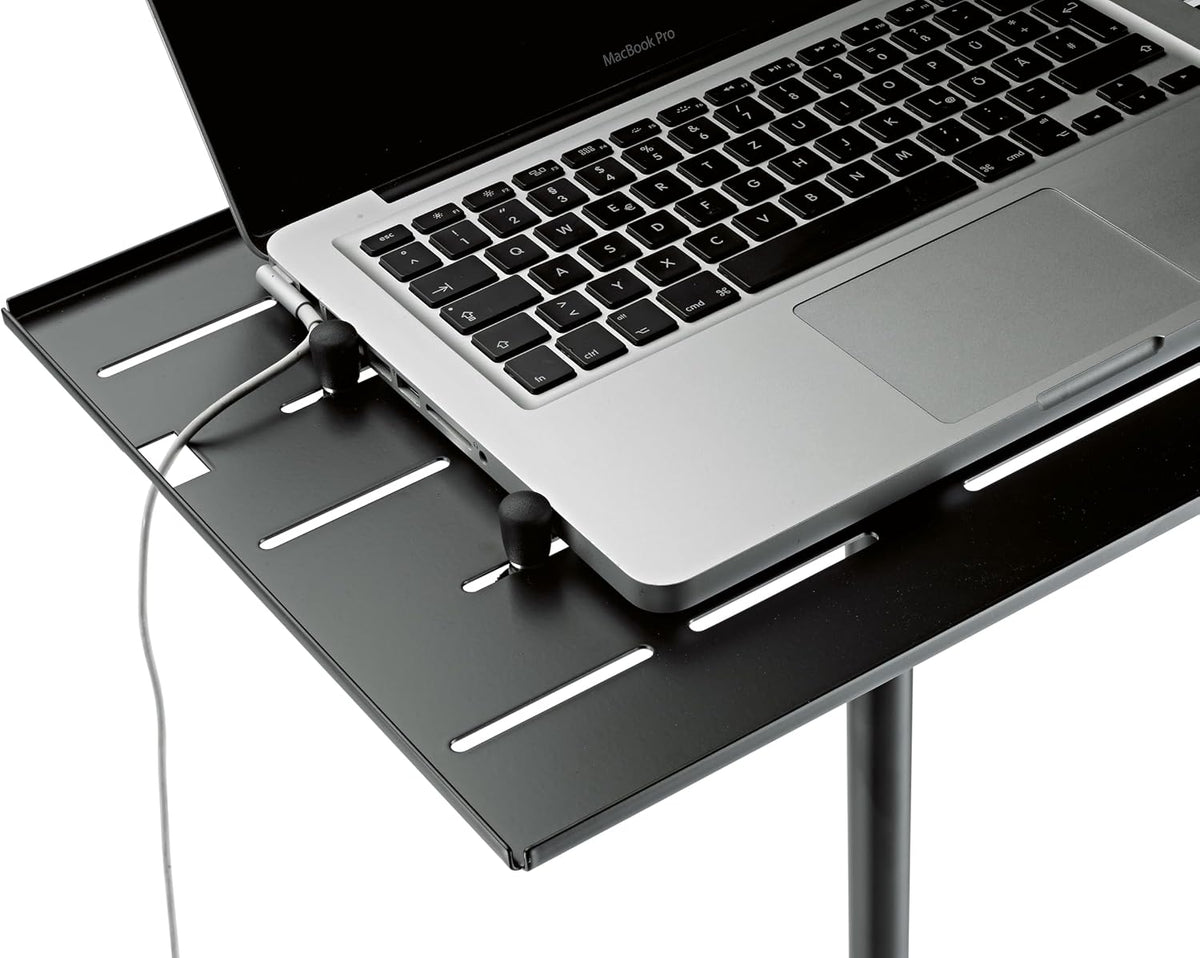 K&M Konig & Meyer 12185.000.55 Laptop Stand | Oversized Desk w/Adjust...
