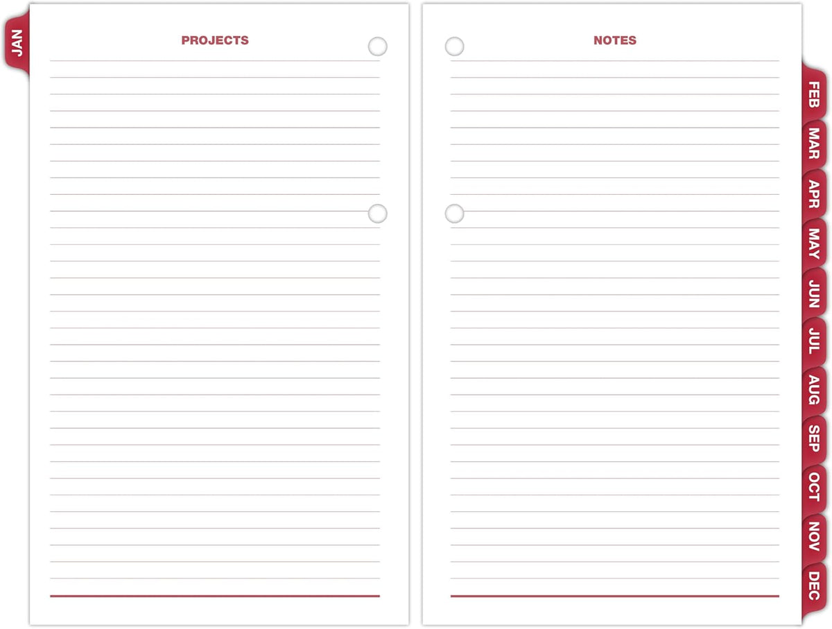 AT-A-GLANCE 2027 Desk Calendar Refill, Daily Desk Pad Refill, 4.5" x 7.5...
