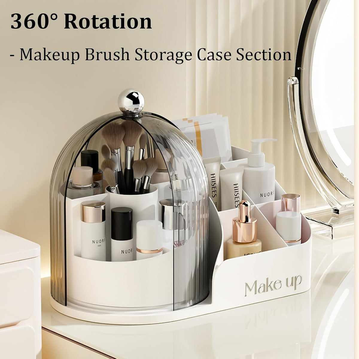 Makeup Organizer with Drawers,Large Capacity Perfume Organizer,Vanity,Bathroo...