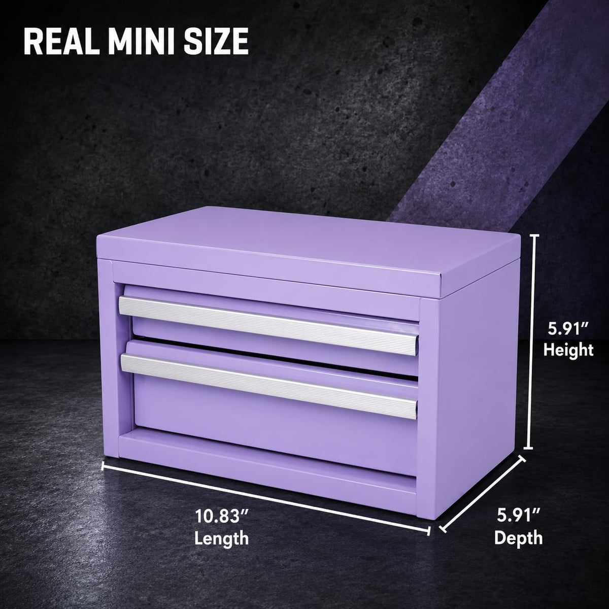 Mini Tool Boxes (Lavender, 2 Drawer)