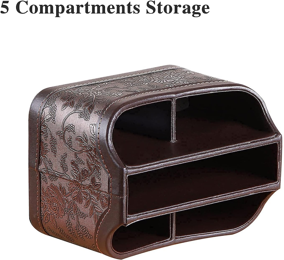 YAPISHI 1x Swivel Remote Control Holder + 1x Square Tissue Box Cover