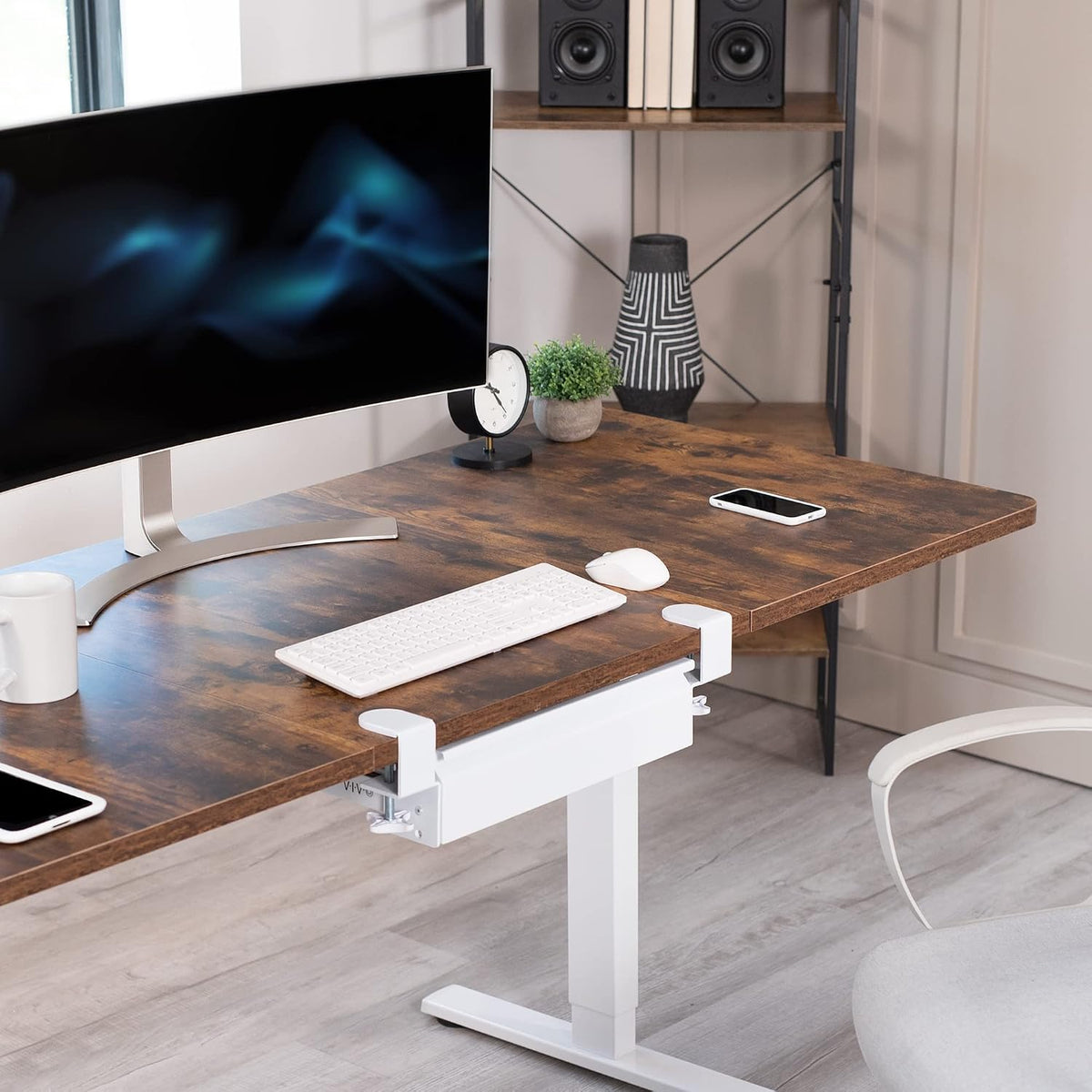 VIVO 16 inch Clamp-On Sliding Pull-out Drawer without Shell for Office Desk, ...