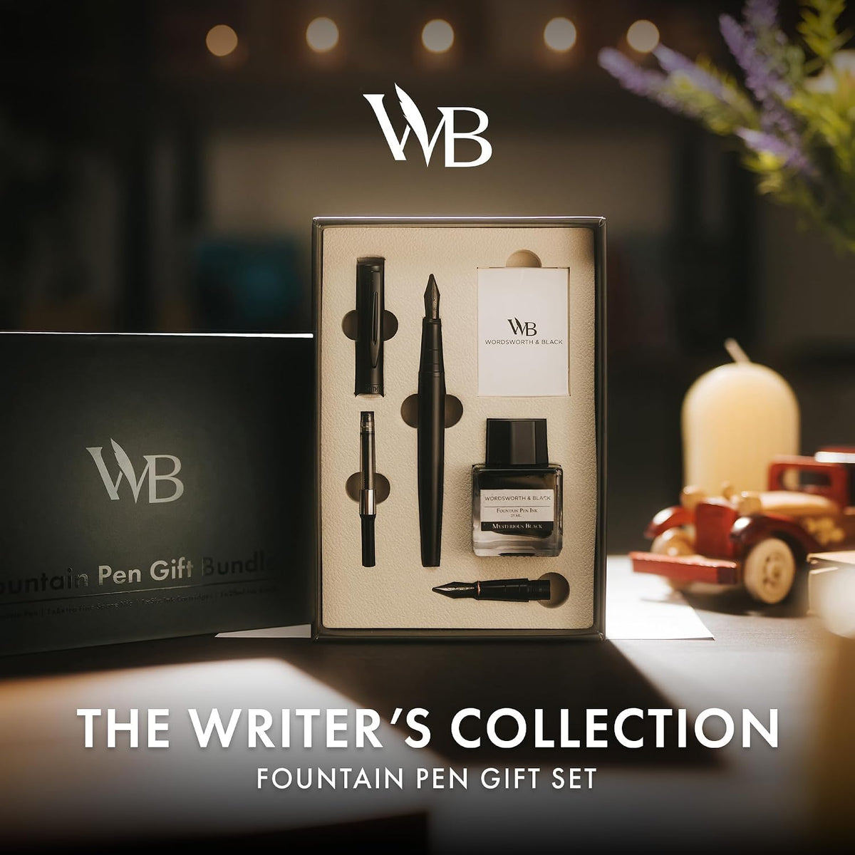 Wordsworth & Black Fountain Pen Gift Set, Medium & Extra Fine Nib,All...
