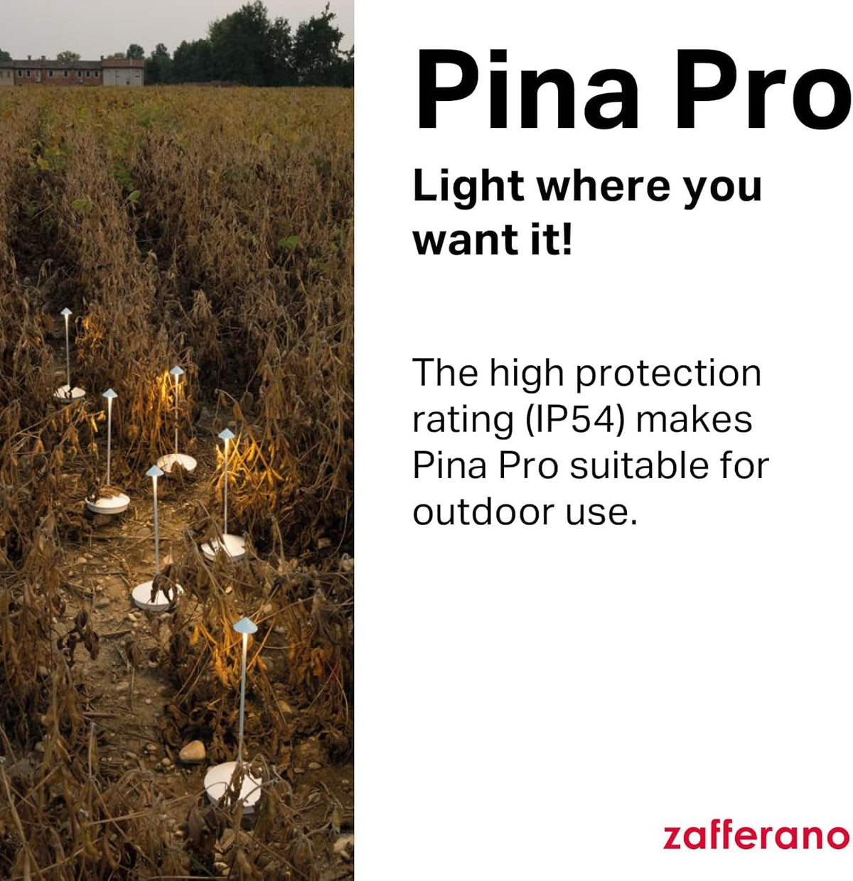 Zafferano, Pina Pro, Rechargeable Cordless Lamp, Antique Nickel