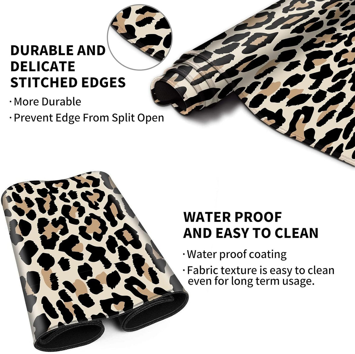 Pretty Mouse Pad and Wrist Rest Set, Extended Desk Mat (31.5" x 11.8&quo...