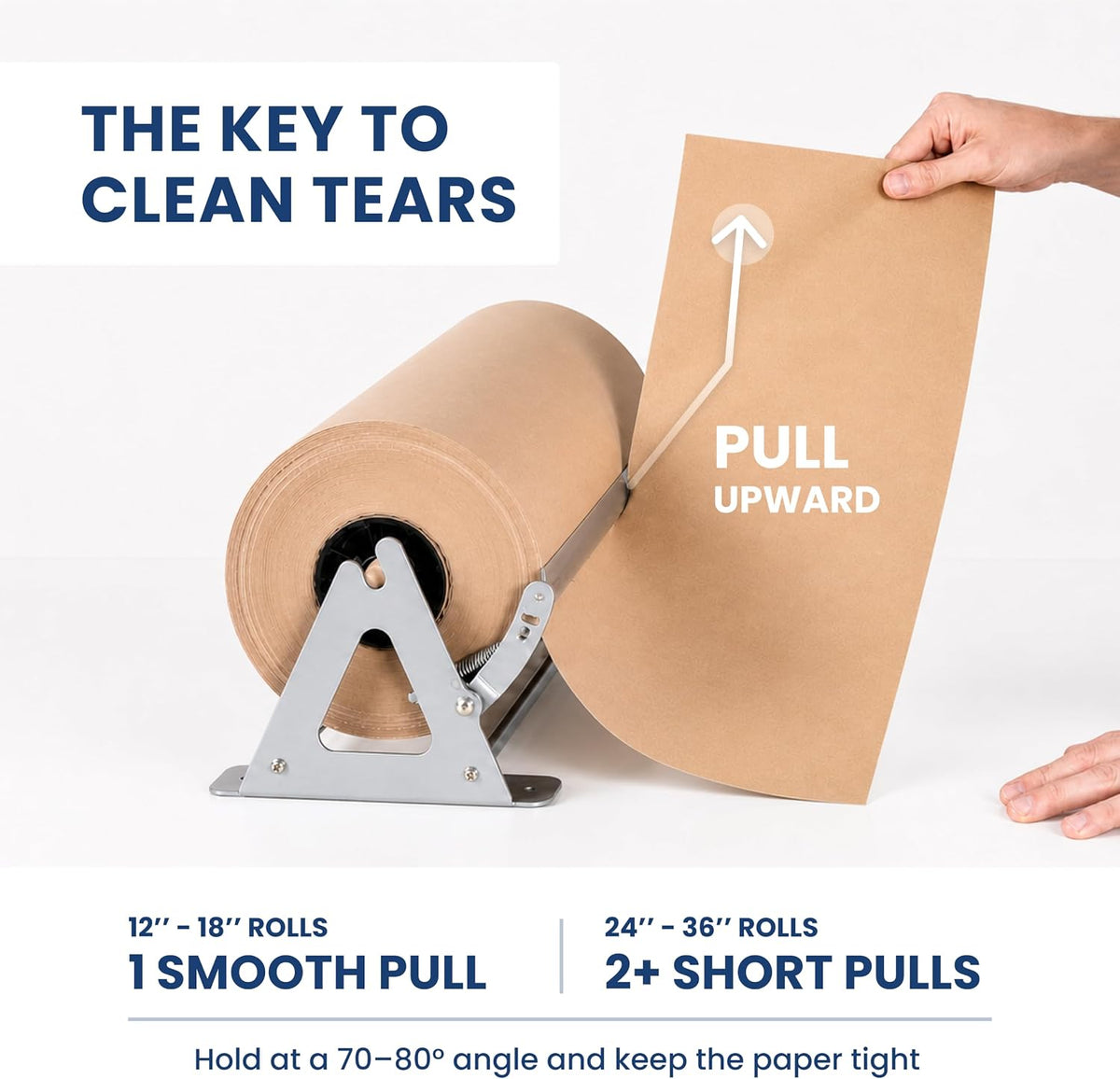 DIY Crew 18 Inch Paper Roll Dispenser and Cutter - Heavy-Duty Wall Mountable,...