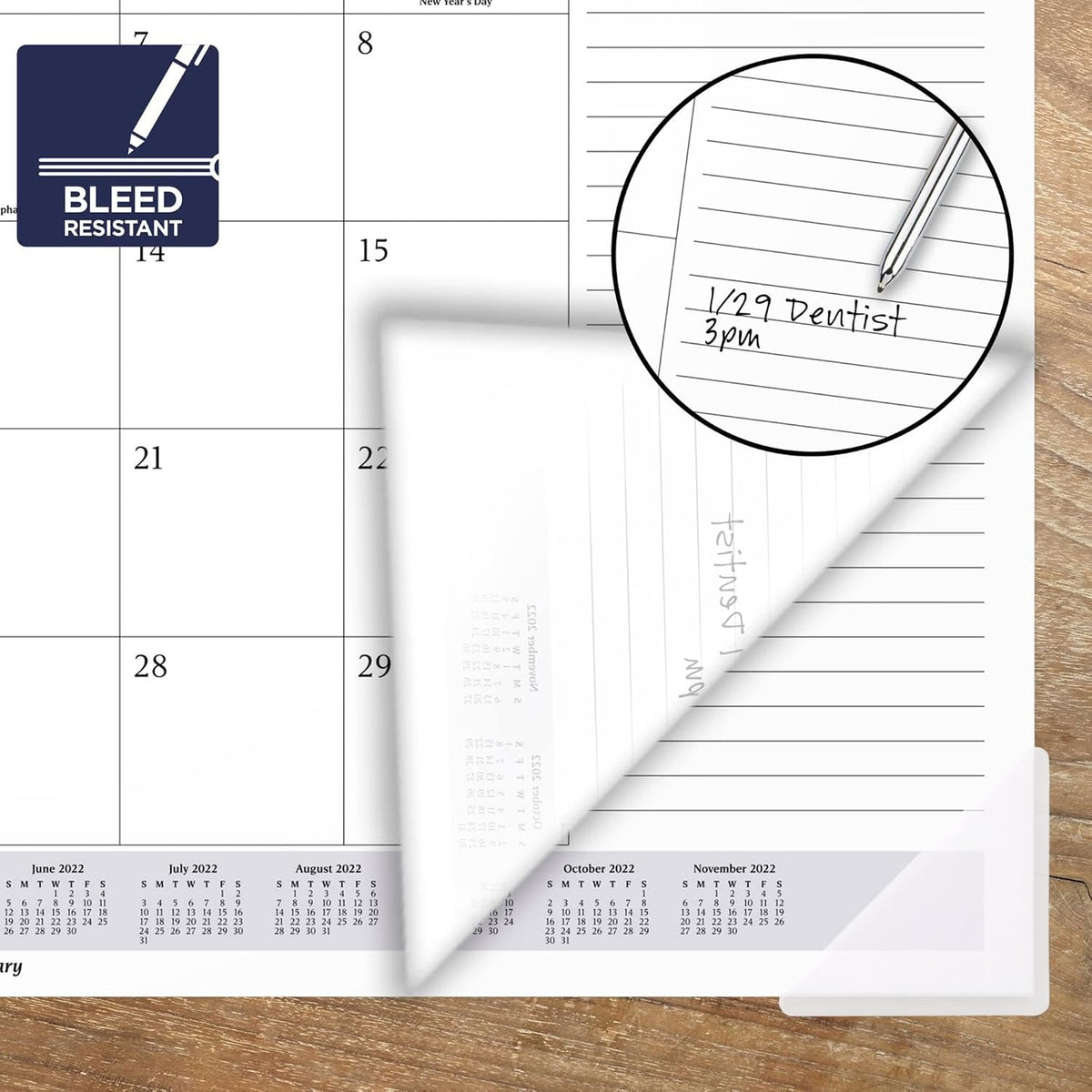 2022 Desk Calendar by AT-A-GLANCE, Monthly Desk Pad, 21-3/4" x 17",...