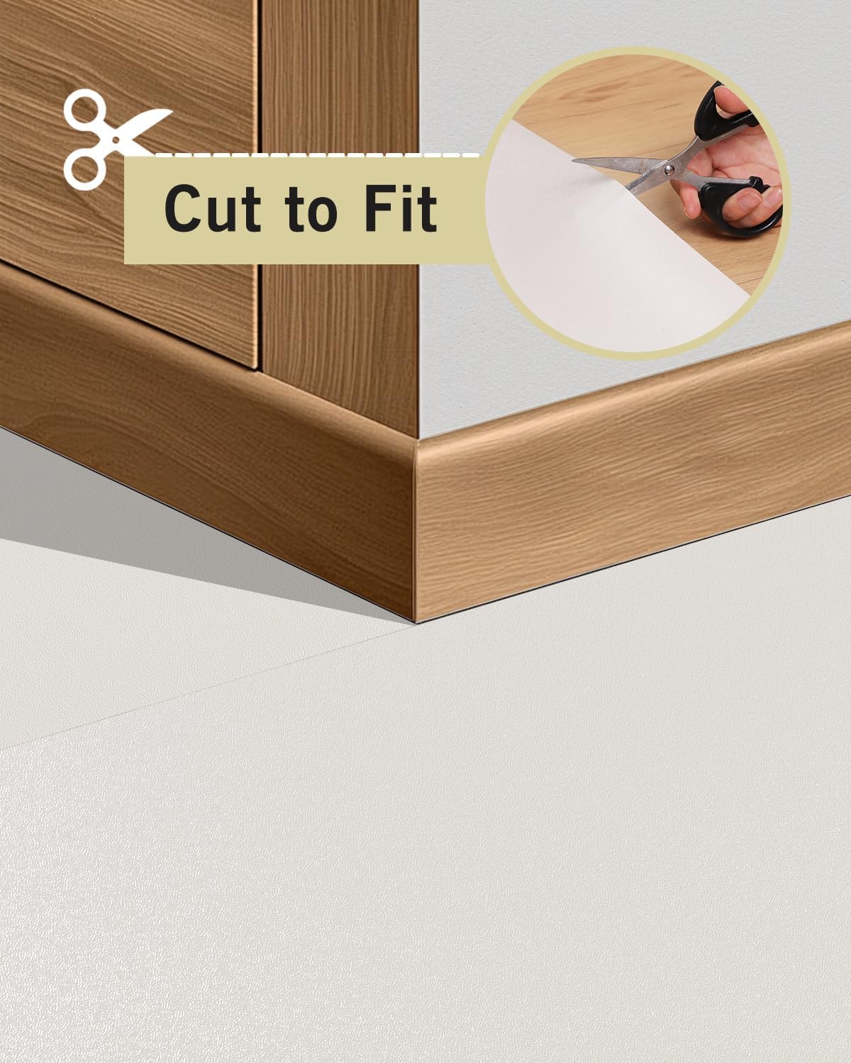 Soft Plastic Floor Mat for Under Dining Table, 5'×7' Beige Waterproof
