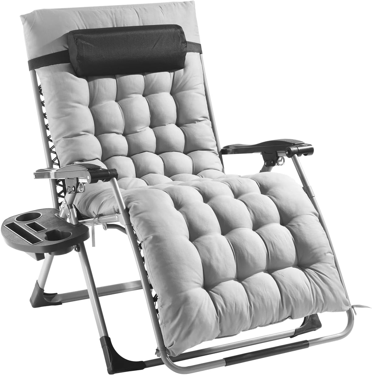 VEVOR Zero Gravity Chair, 33 inch Zero Gravity Recliner Lounge Chair for Indo...