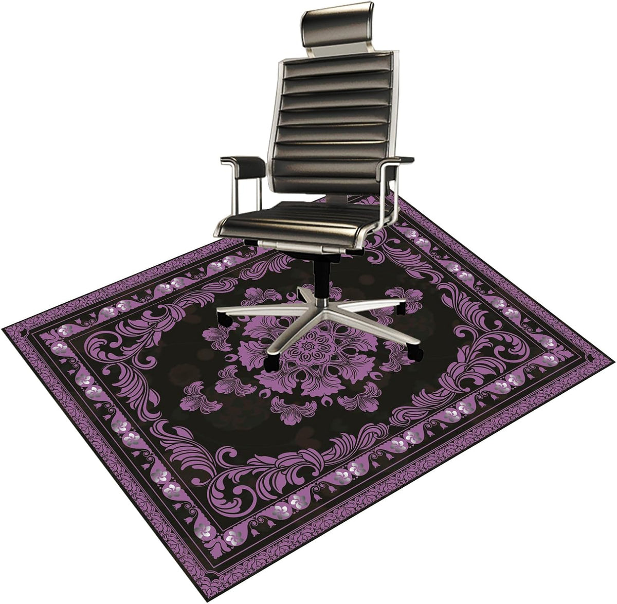 Office Chair Mat for Hardwood Floor Desk Chair Mat (Purple, 36“x48”)