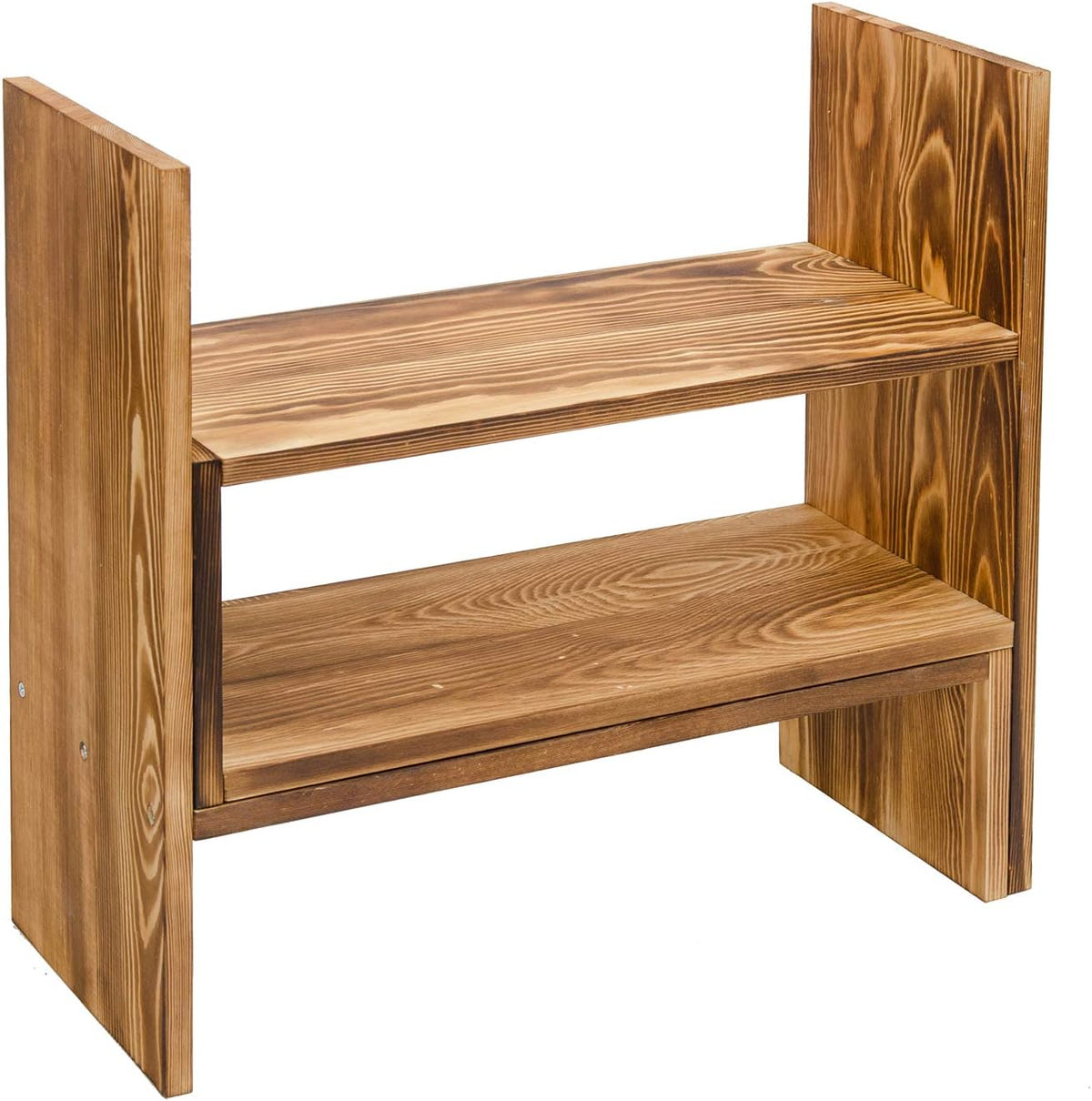 Adjustable Extendable Natural Wood Desktop Organizer Caddy Desk Organizer Cou...