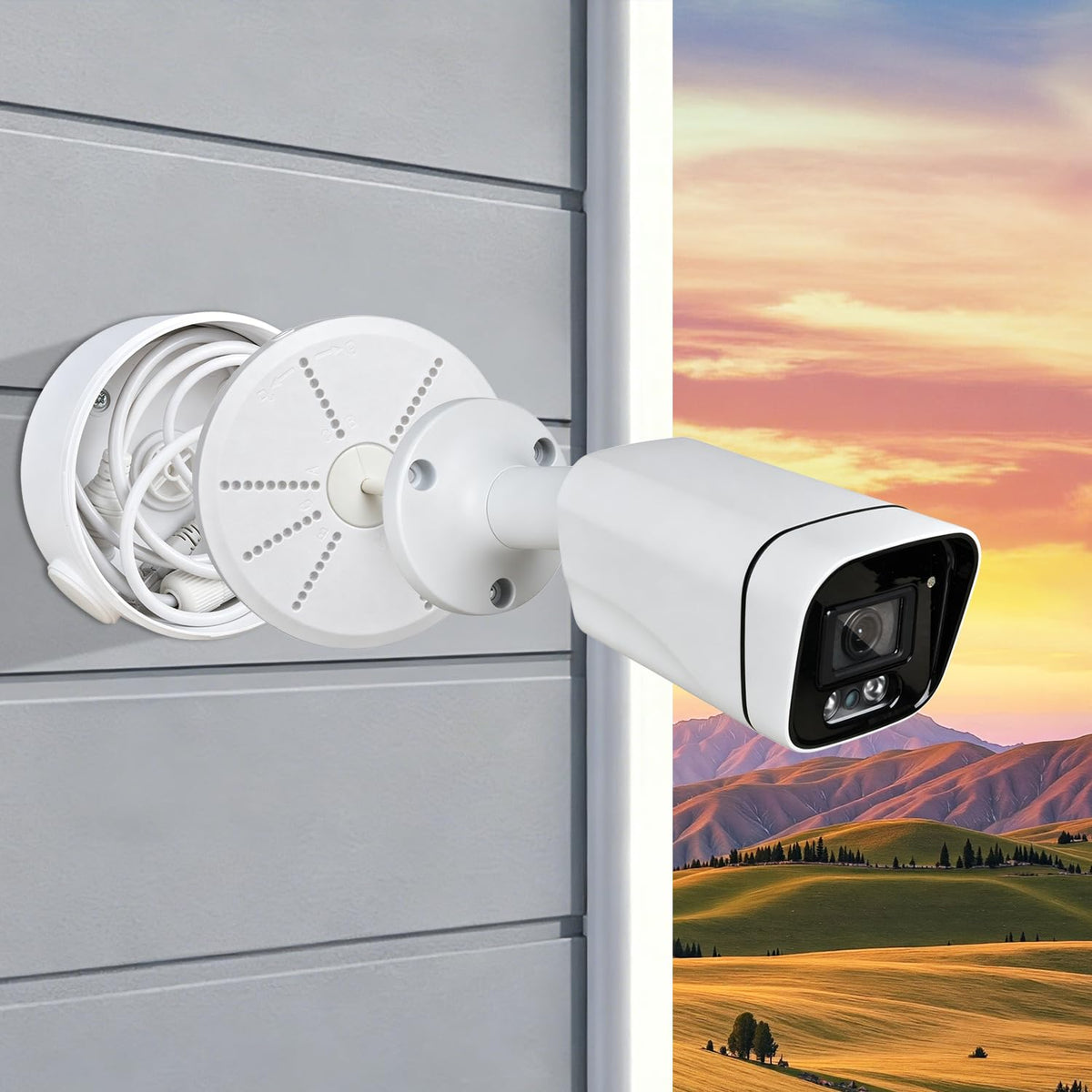 2026 New Security Camera Junction Box, Wall/Ceiling Mount for Indoor/Outdoor ...