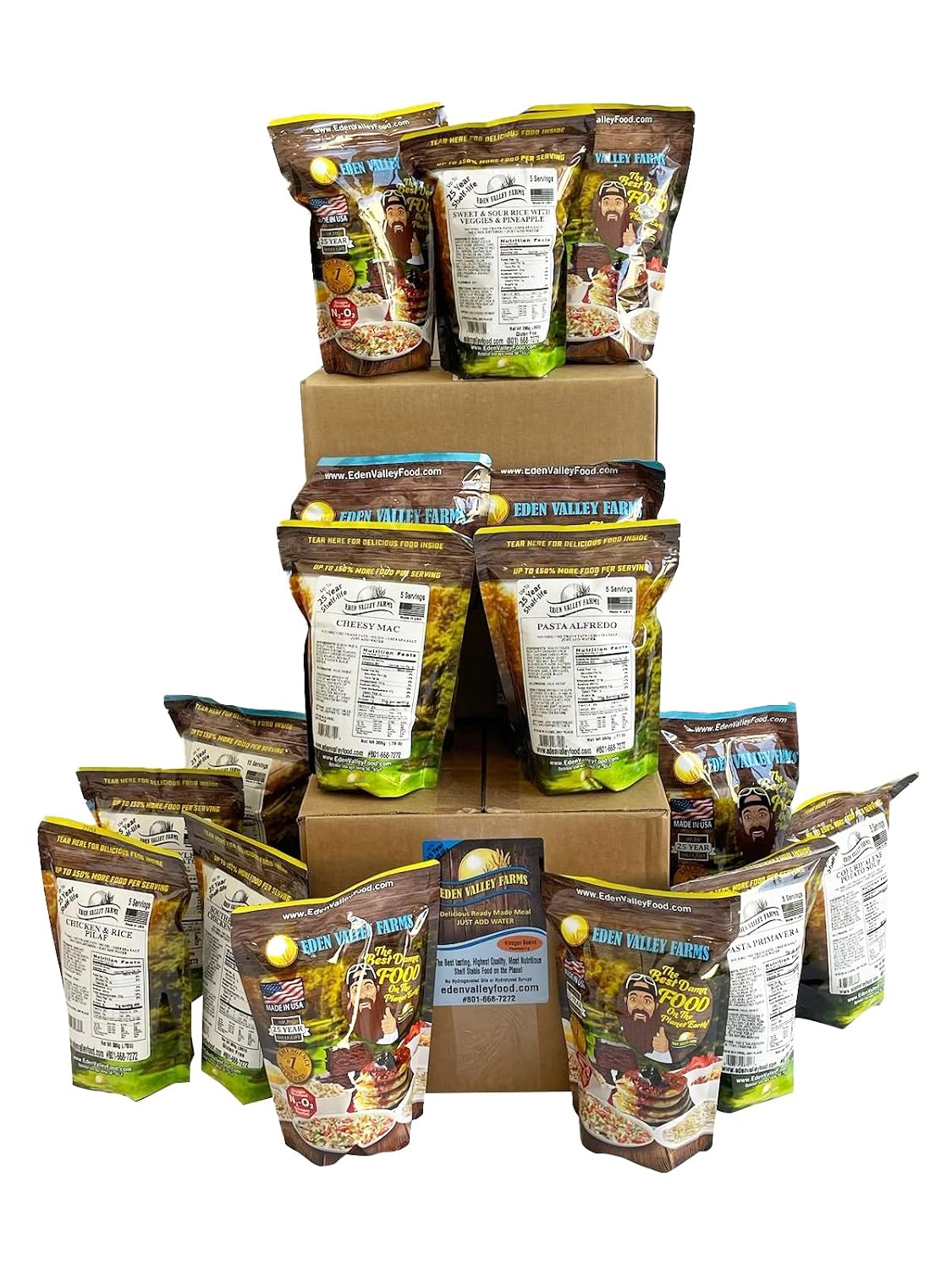 1 Month Long Term Emergency Food Supply Kit - Eden Valley Farms
