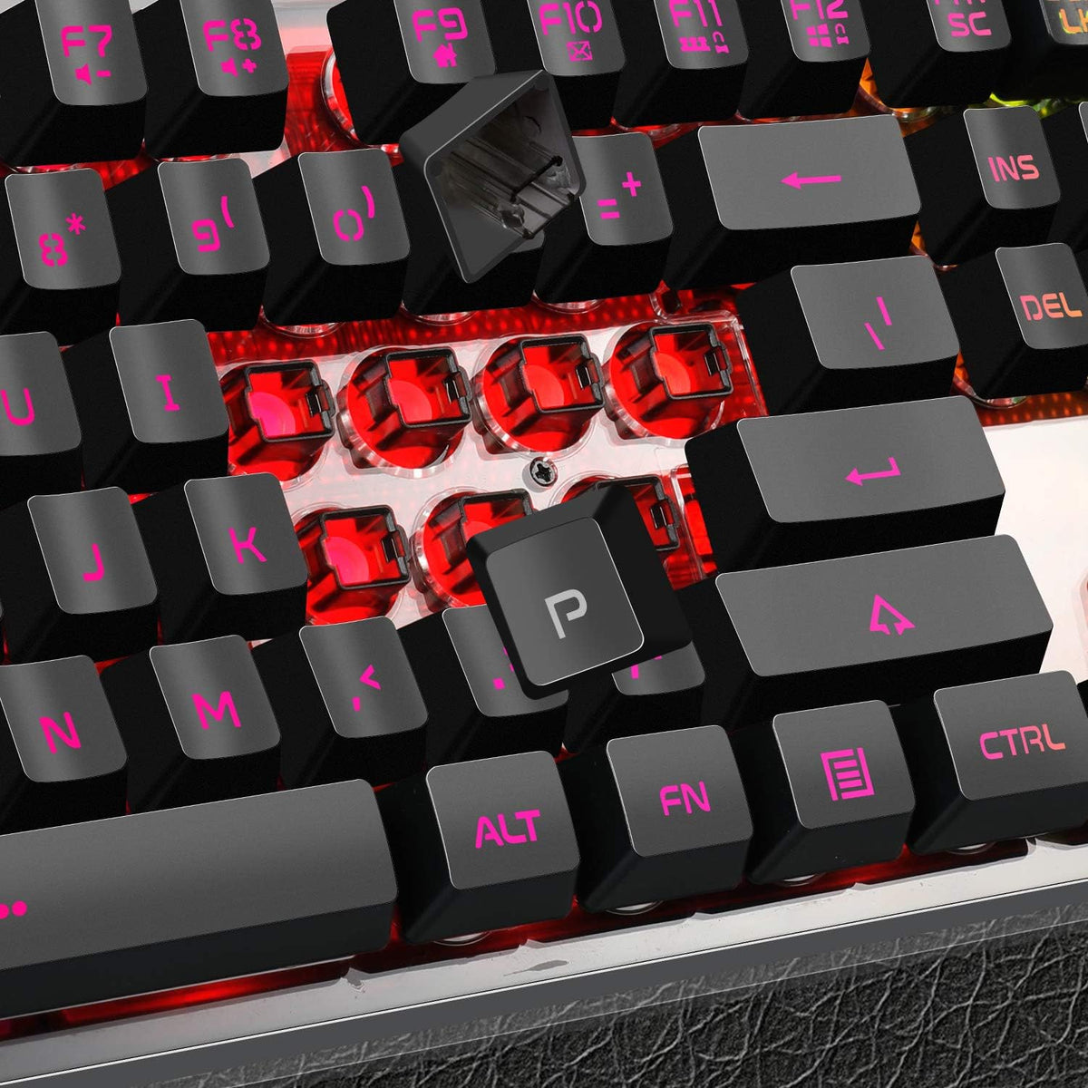 Gaming Keyboard and Mouse Combo, K1 RGB LED Backlit Wired Keyboard with 104 K...