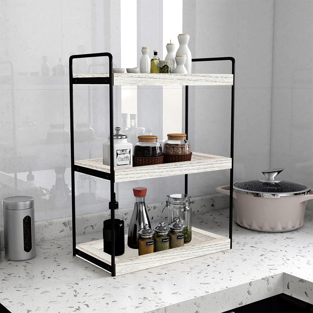 Dorhors Bathroom Counter Organizer,Countertop Tray Storage Shelf