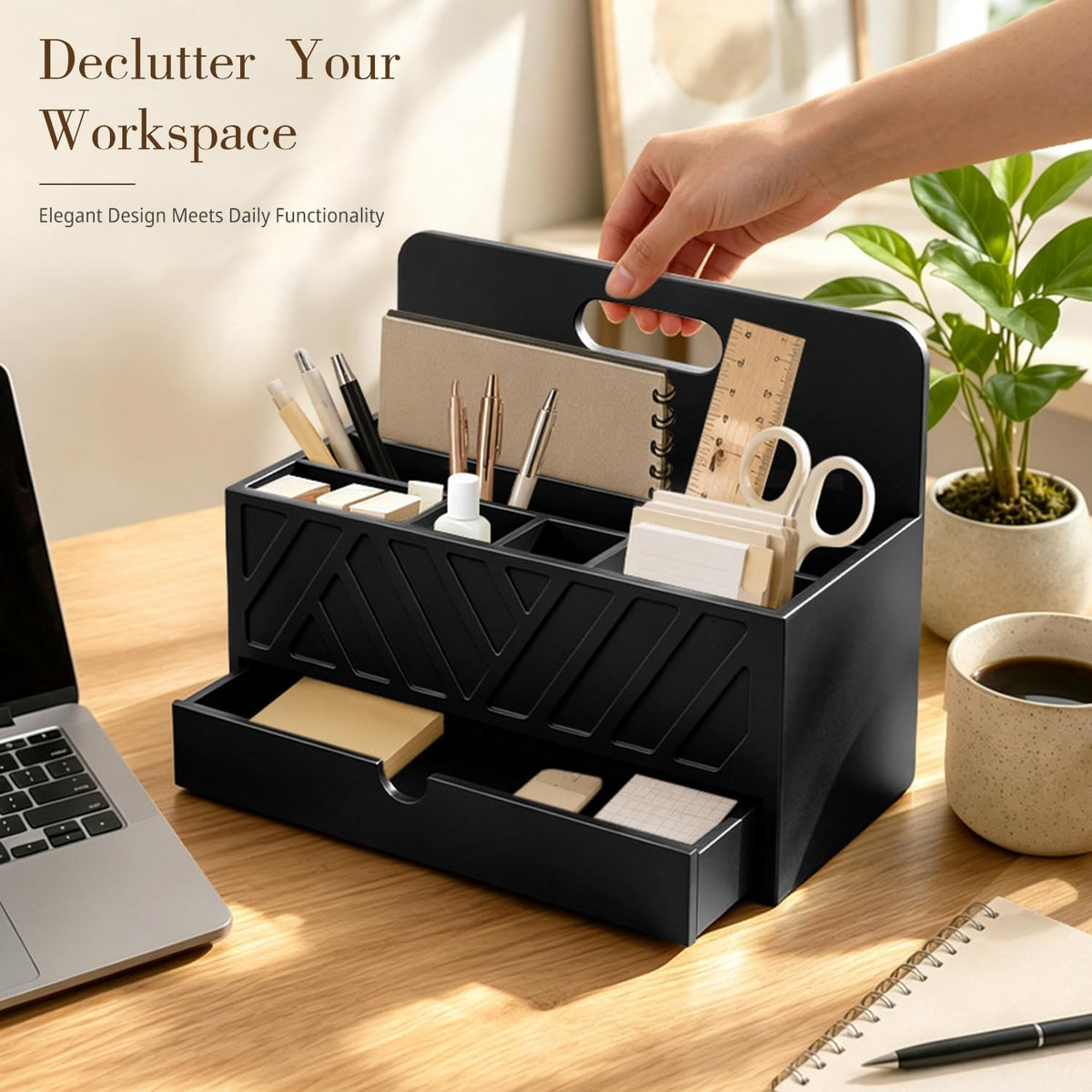 Mail Organizer Countertop, Stationery Accessories File Sorter, Bill Holder