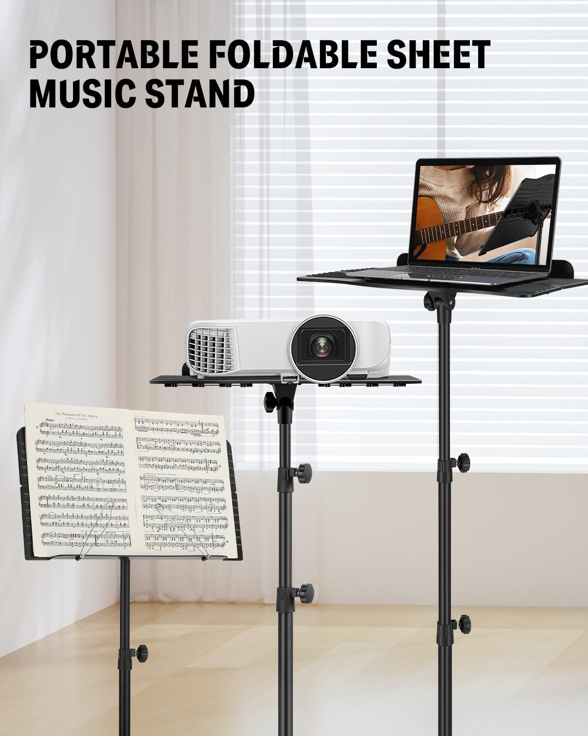 Donner DMS-1 Sheet Music Stand with Light & Carrying Bag