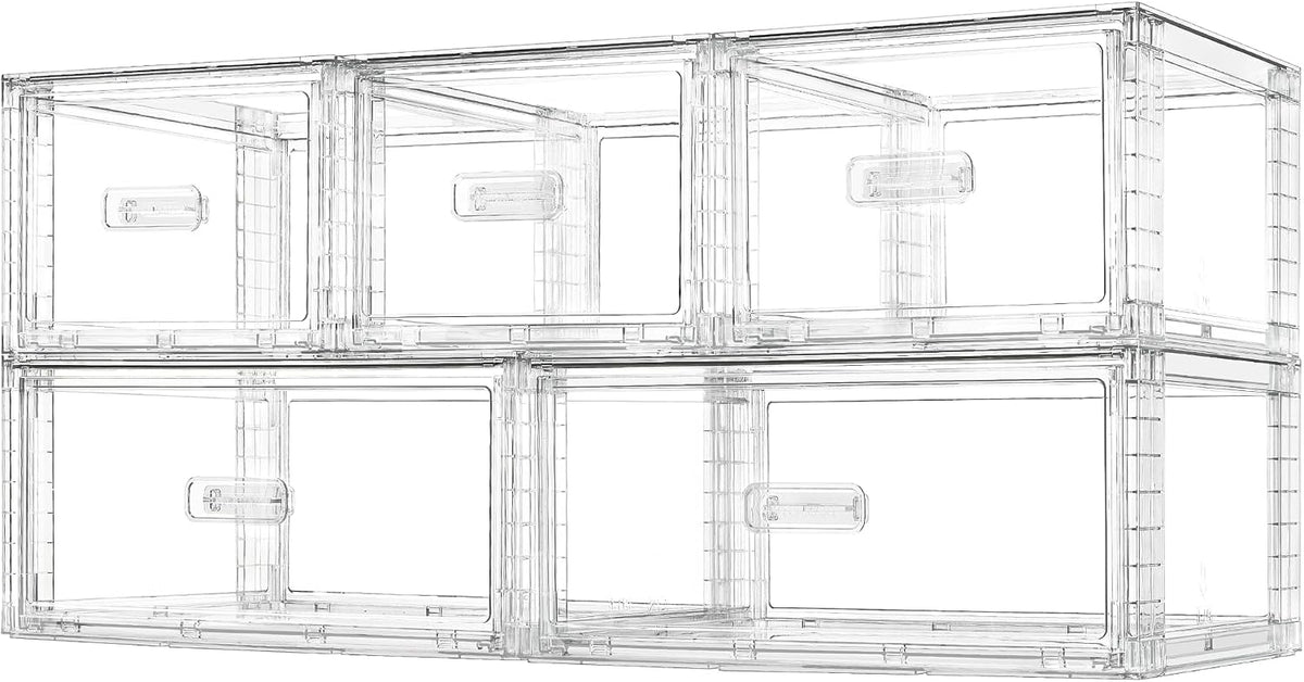 Vtopmart 5 Pack Large & Medium Storage Stackable Drawers Set