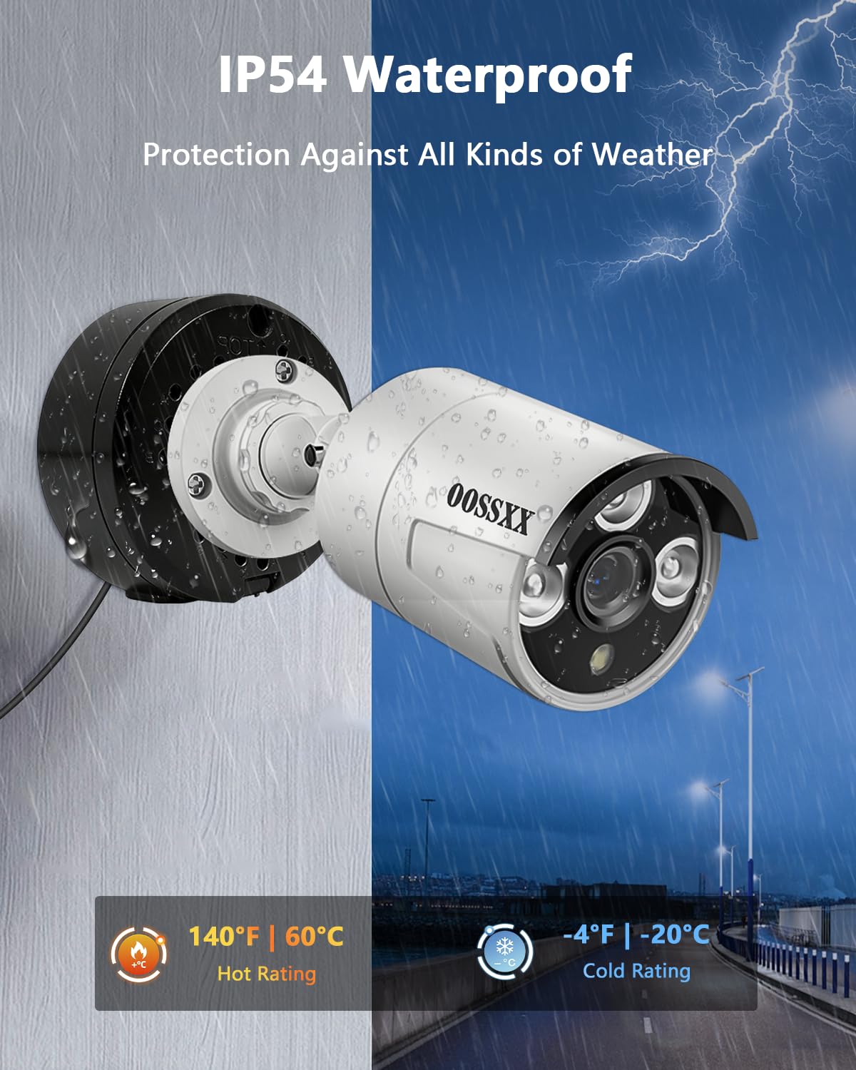 (ABS New) Security Camera Junction Box,Security Camera Bracket Outdoor,Plasti...