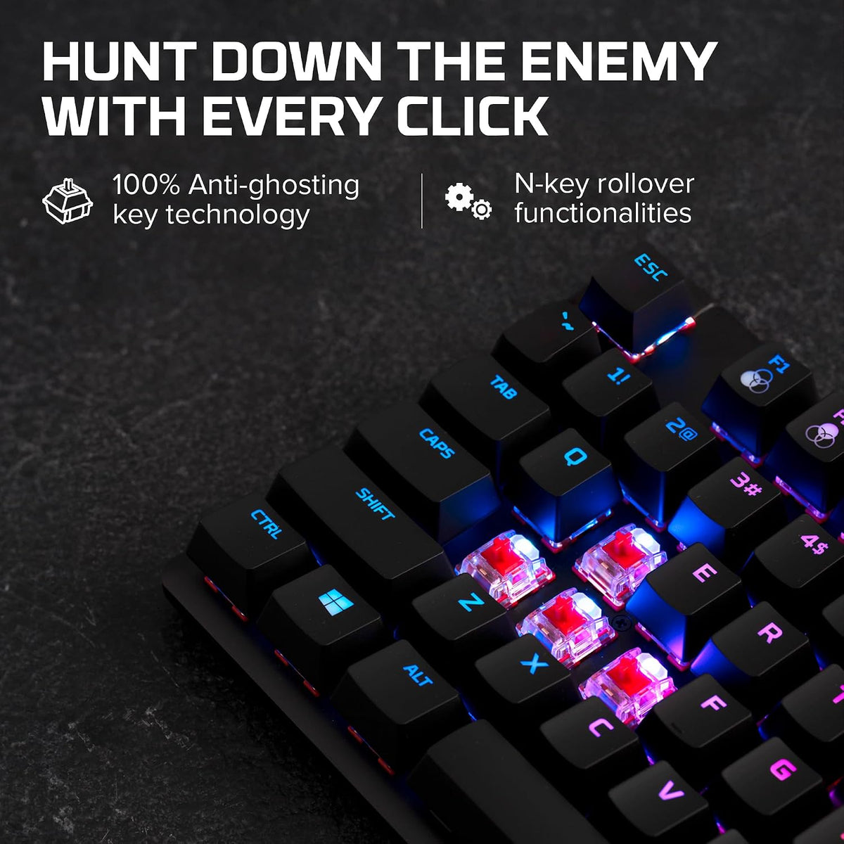 HyperX Alloy Origins Core - Tenkeyless Mechanical Gaming Keyboard, Software C...