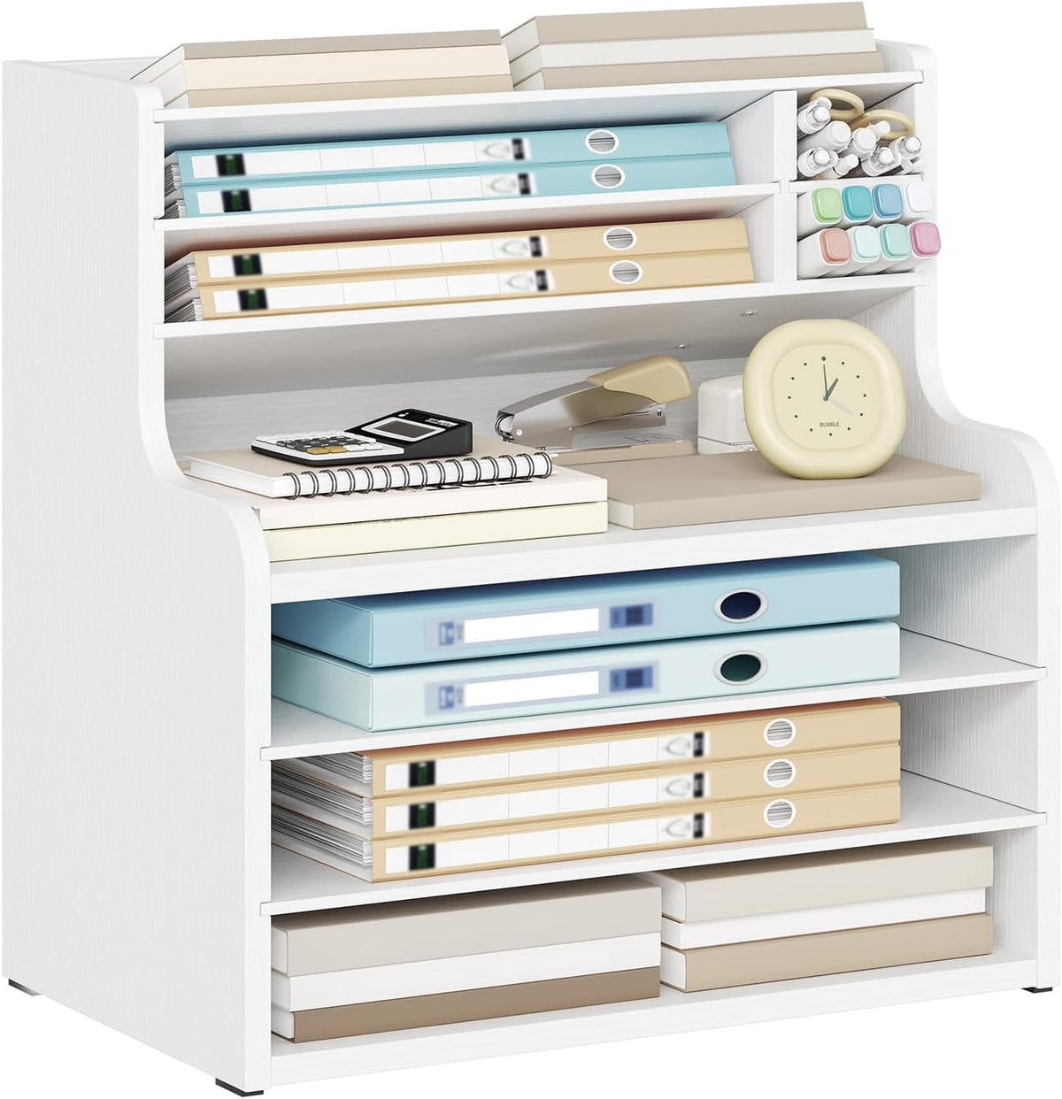 HOOBRO Desktop File Organizer, 7-Tier Desktop Letter Sorter, Mail Holder